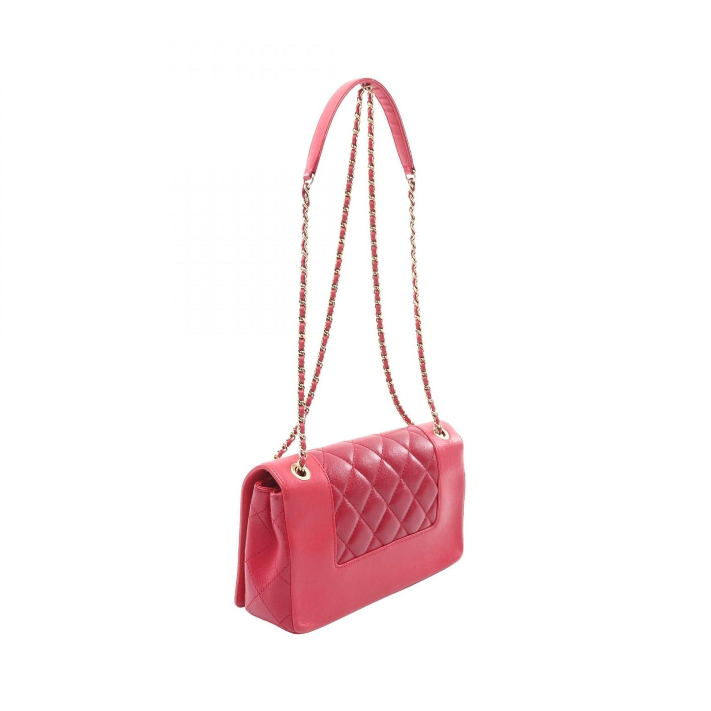 Chanel Mademoiselle Matelasse Leather Shoulder Bag