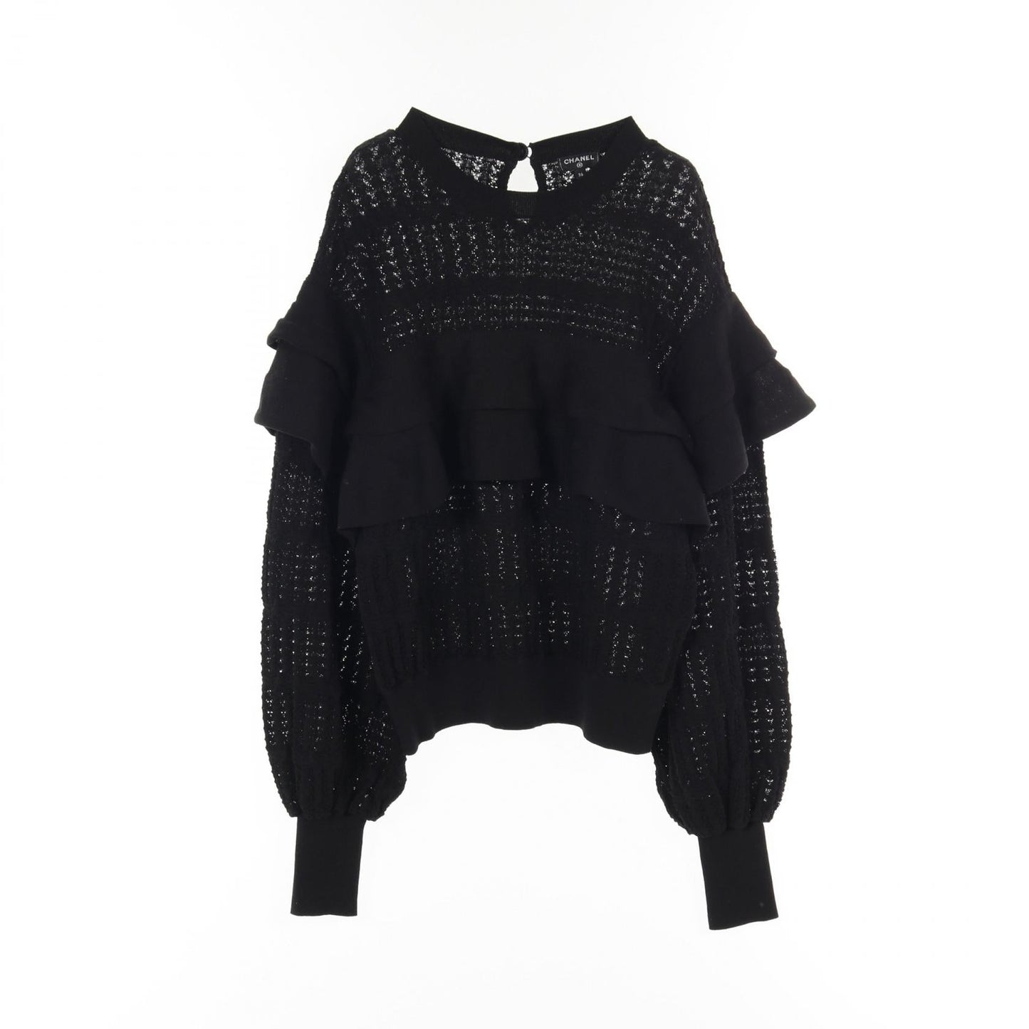 Chanel Coco Mark Button Cotton Knitwear
