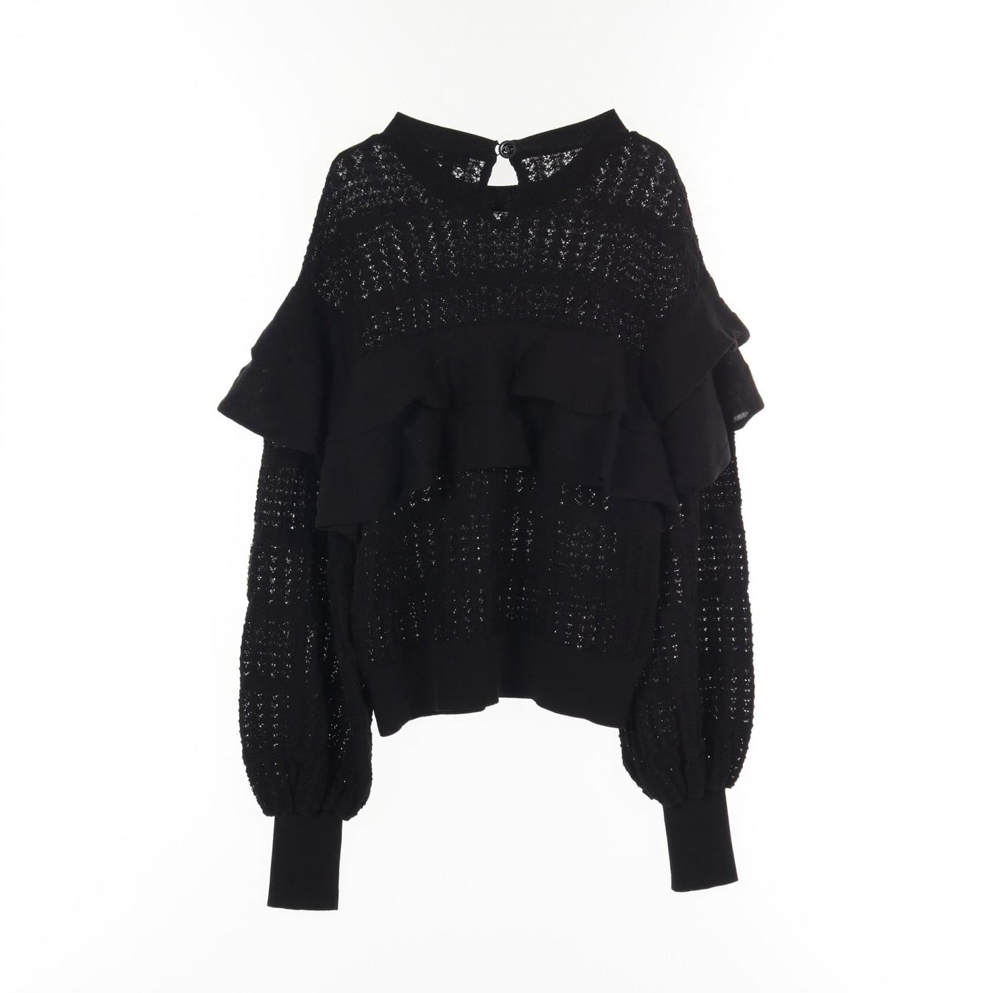 Chanel Coco Mark Button Cotton Knitwear