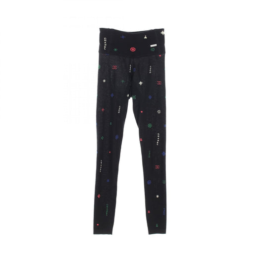 Chanel Coco Mark Camellia Cashmere Silk Leggings