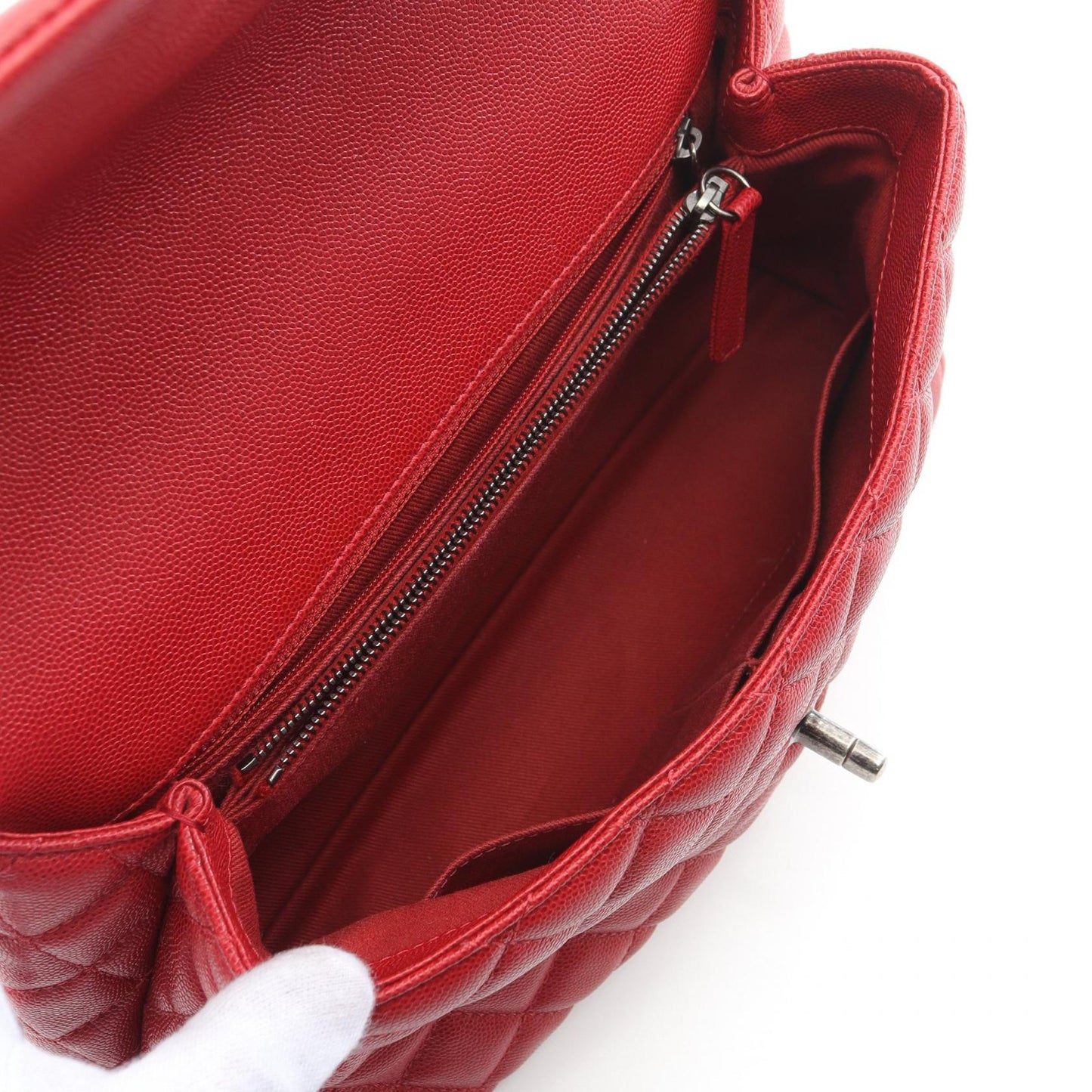 Chanel Coco Handle Caviar Skin 2way Bag