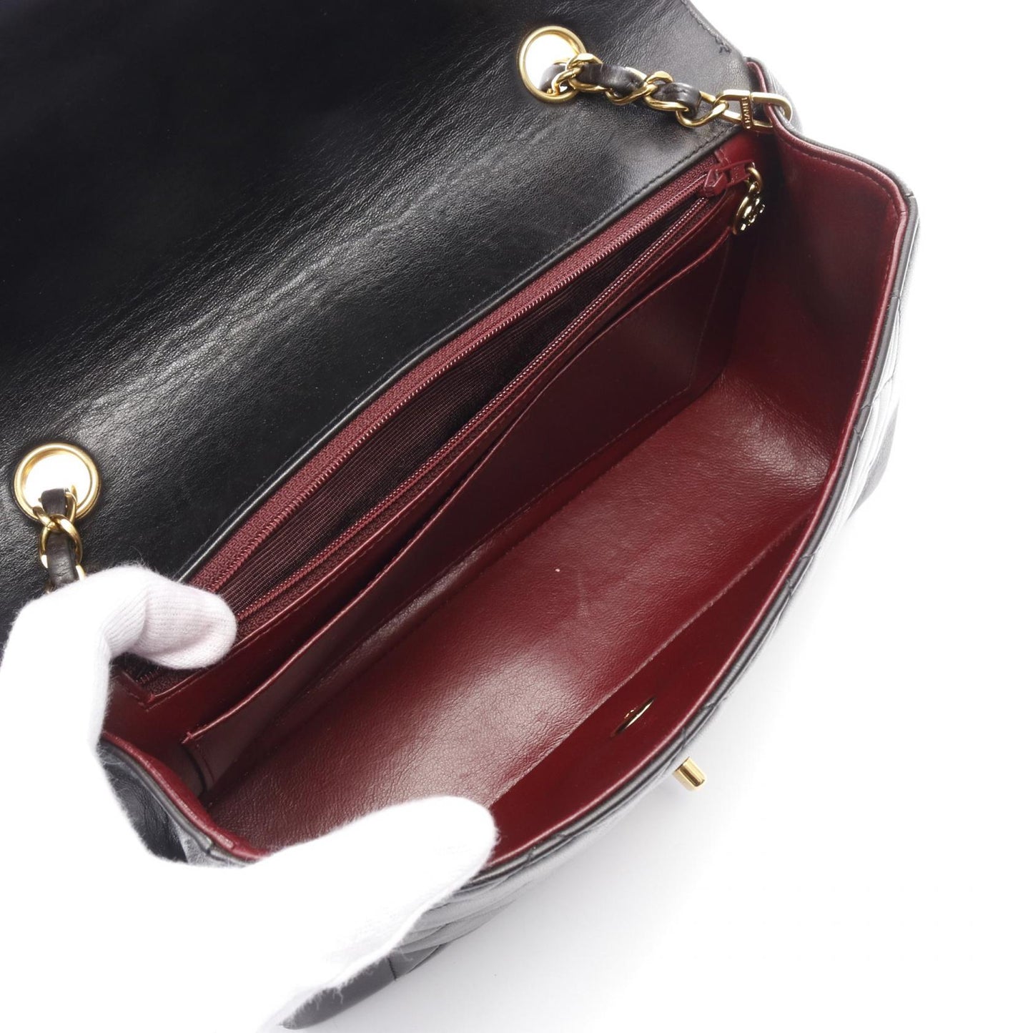 Chanel Matelasse Diana Flap Lambskin Shoulder Bag