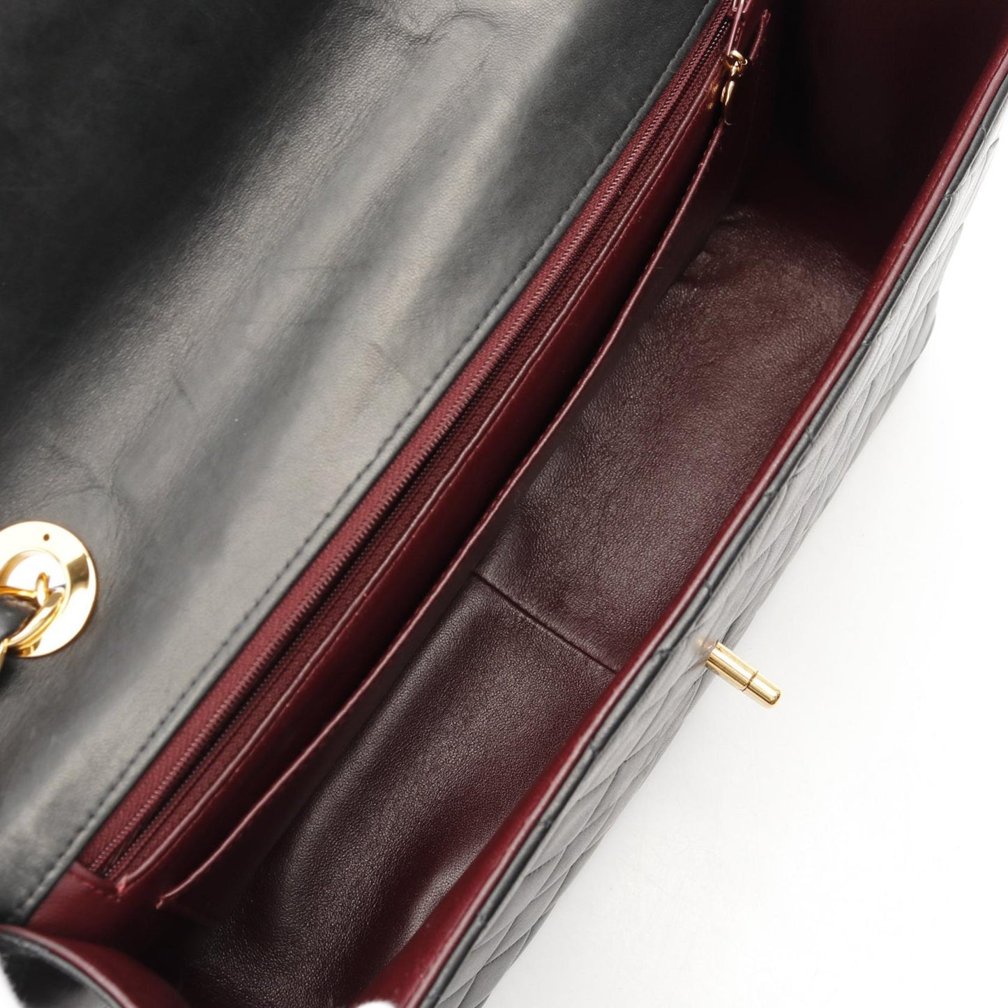 Chanel Deauville Matelasse 30 Lambskin Shoulder Bag