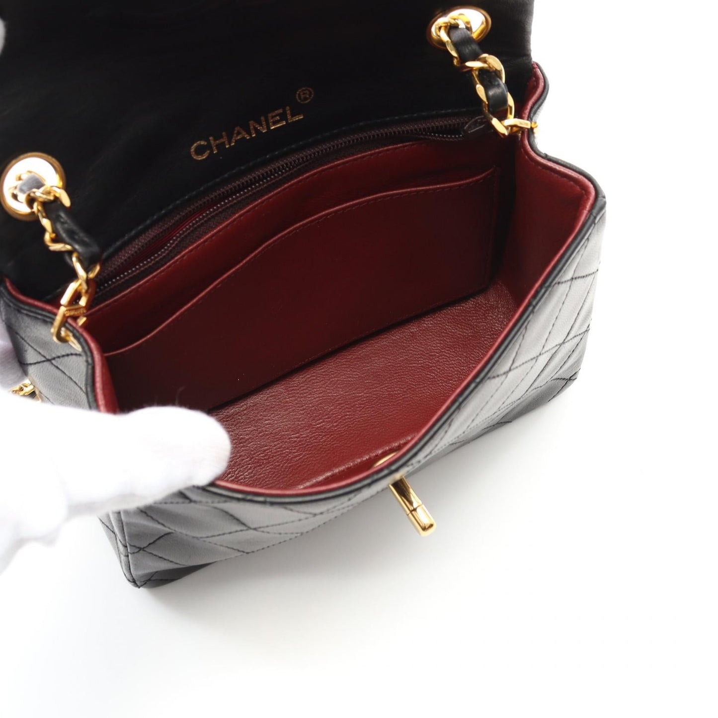 Chanel Mini Matelasse Lambskin Shoulder Bag