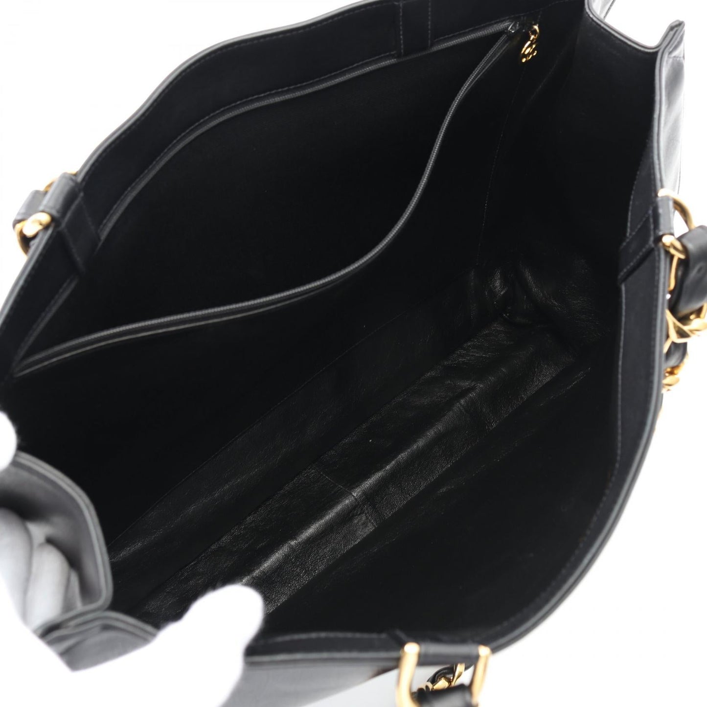 Chanel Deauville Leather Tote Bag
