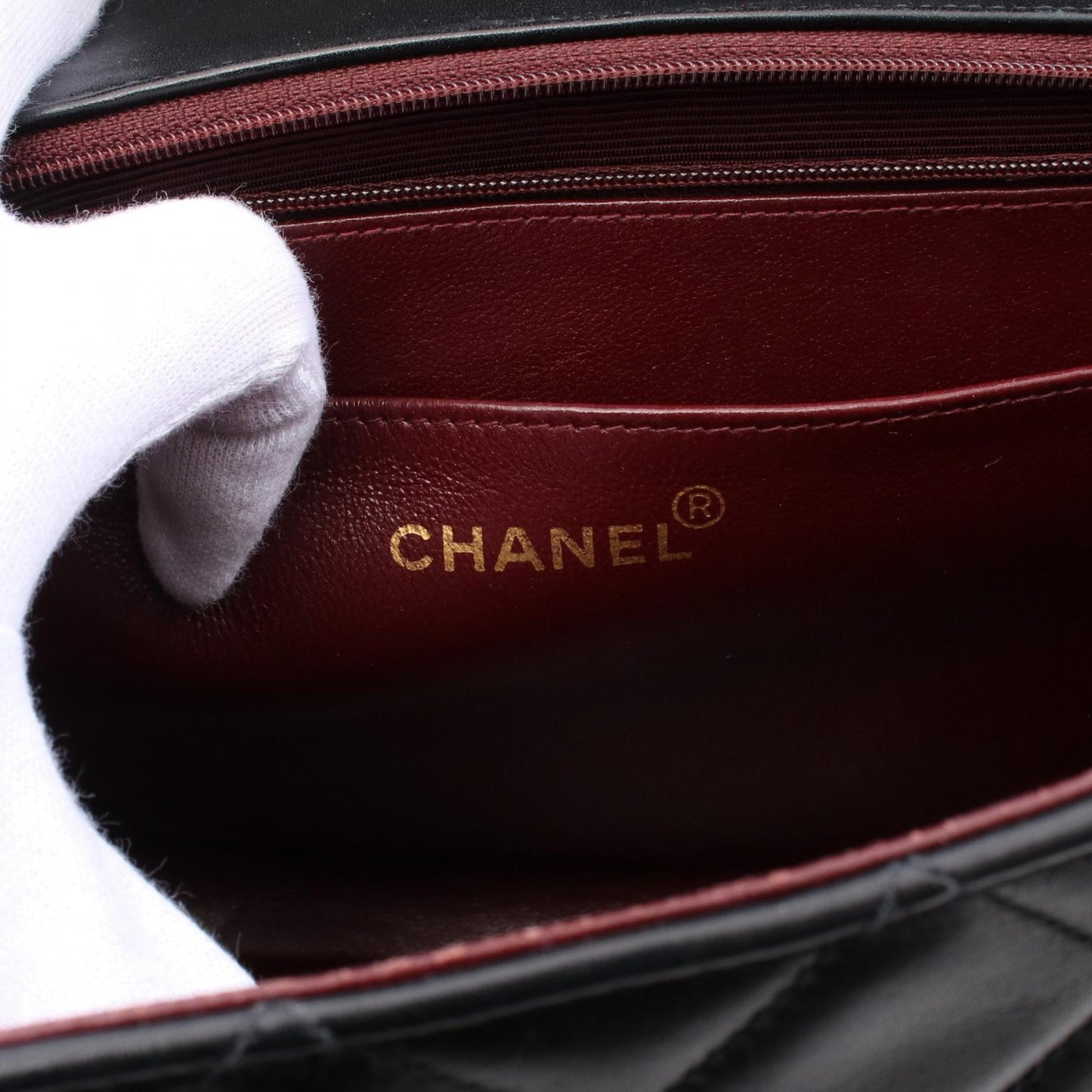 Chanel Deauville Lambskin Shoulder Bag