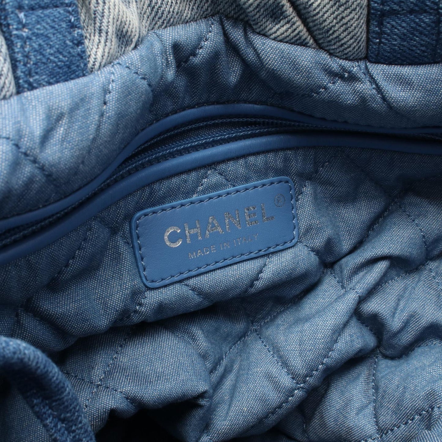 Chanel 22 Denim Backpack