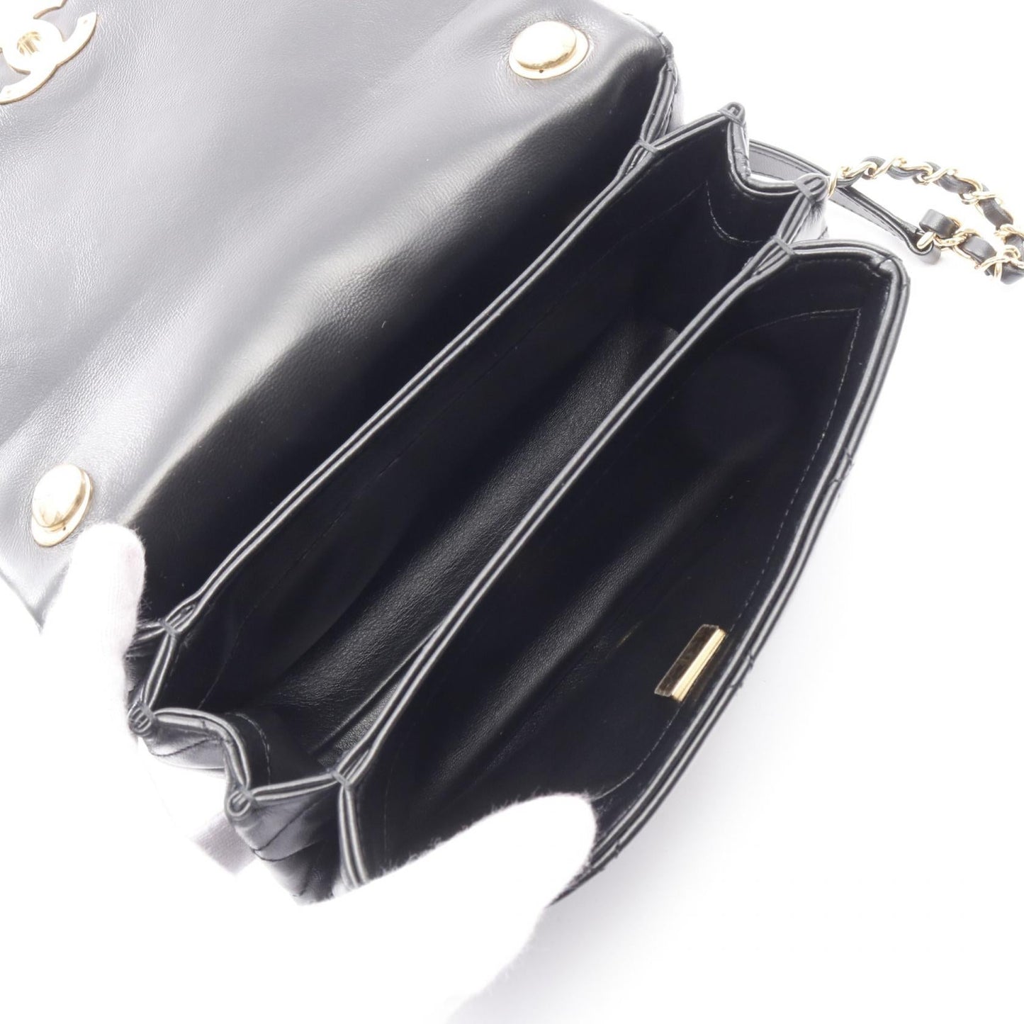 Chanel Mini Matelasse Leather Shoulder Bag