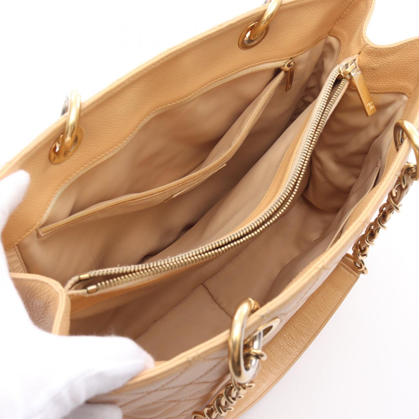 Chanel Matelasse Grand Shopping Tote Calf Tote Bag