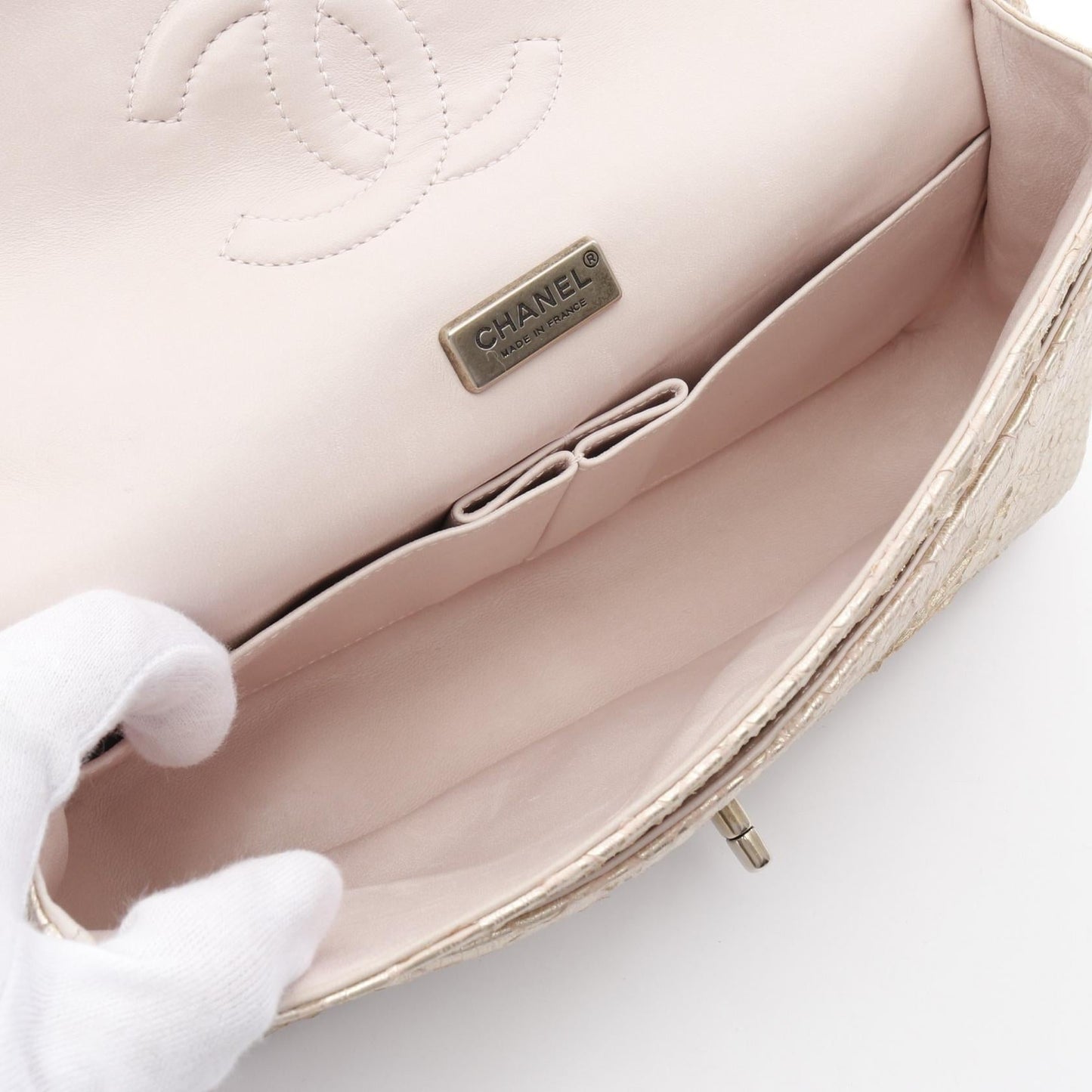 Chanel W Flap Exotic Leather Shoulder Bag