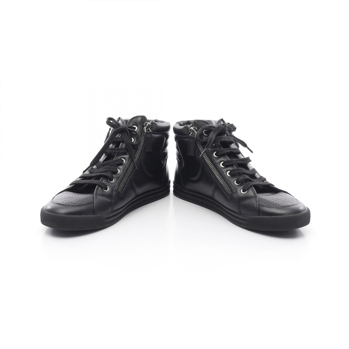 Chanel Coco Mark Leather Sneakers