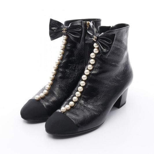 Chanel Coco Mark Leather Boots
