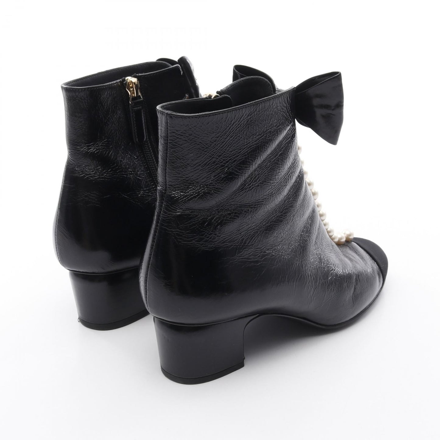 Chanel Coco Mark Leather Boots
