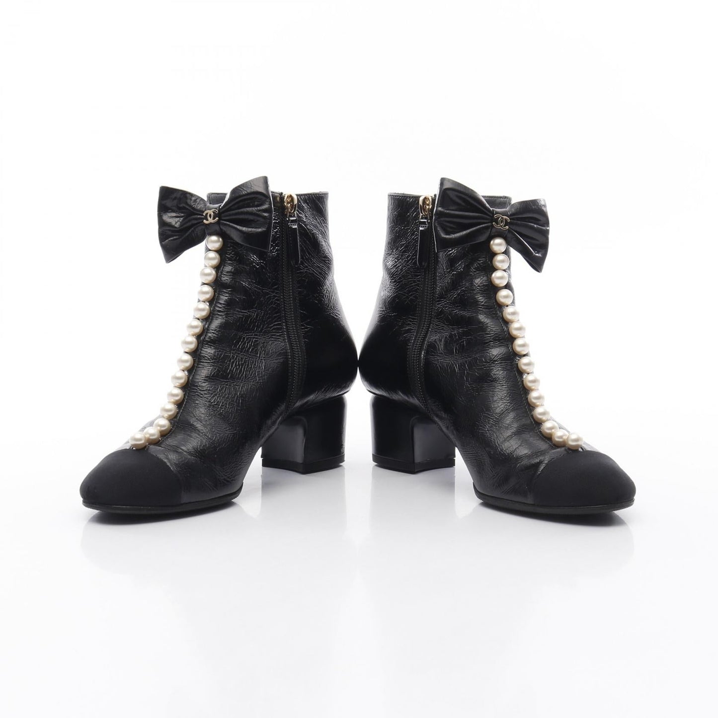 Chanel Coco Mark Leather Boots