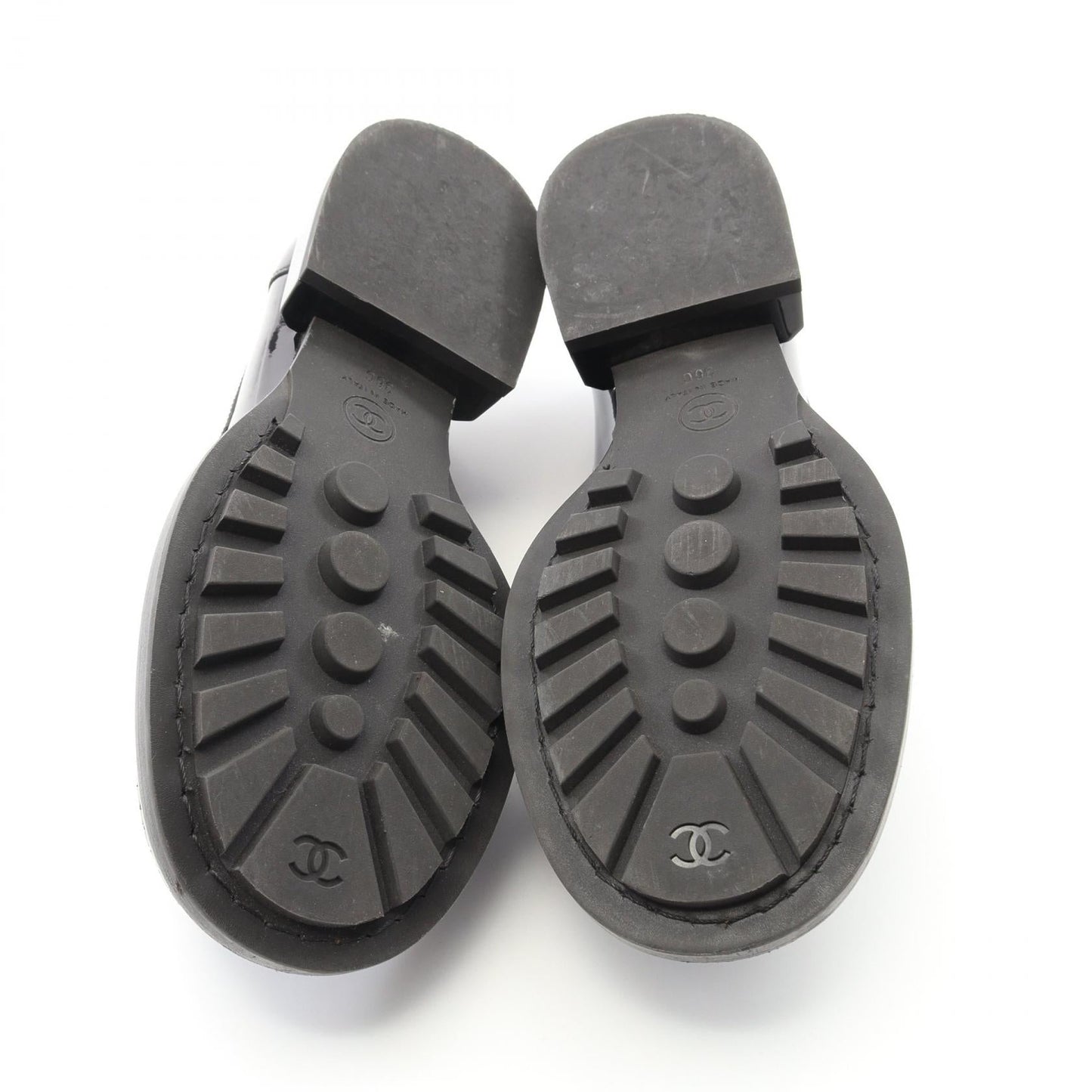Chanel Coco Mark Patent Leather Loafers