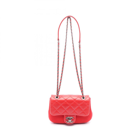 Chanel Matelasse Leather Felt Shoulder Bag