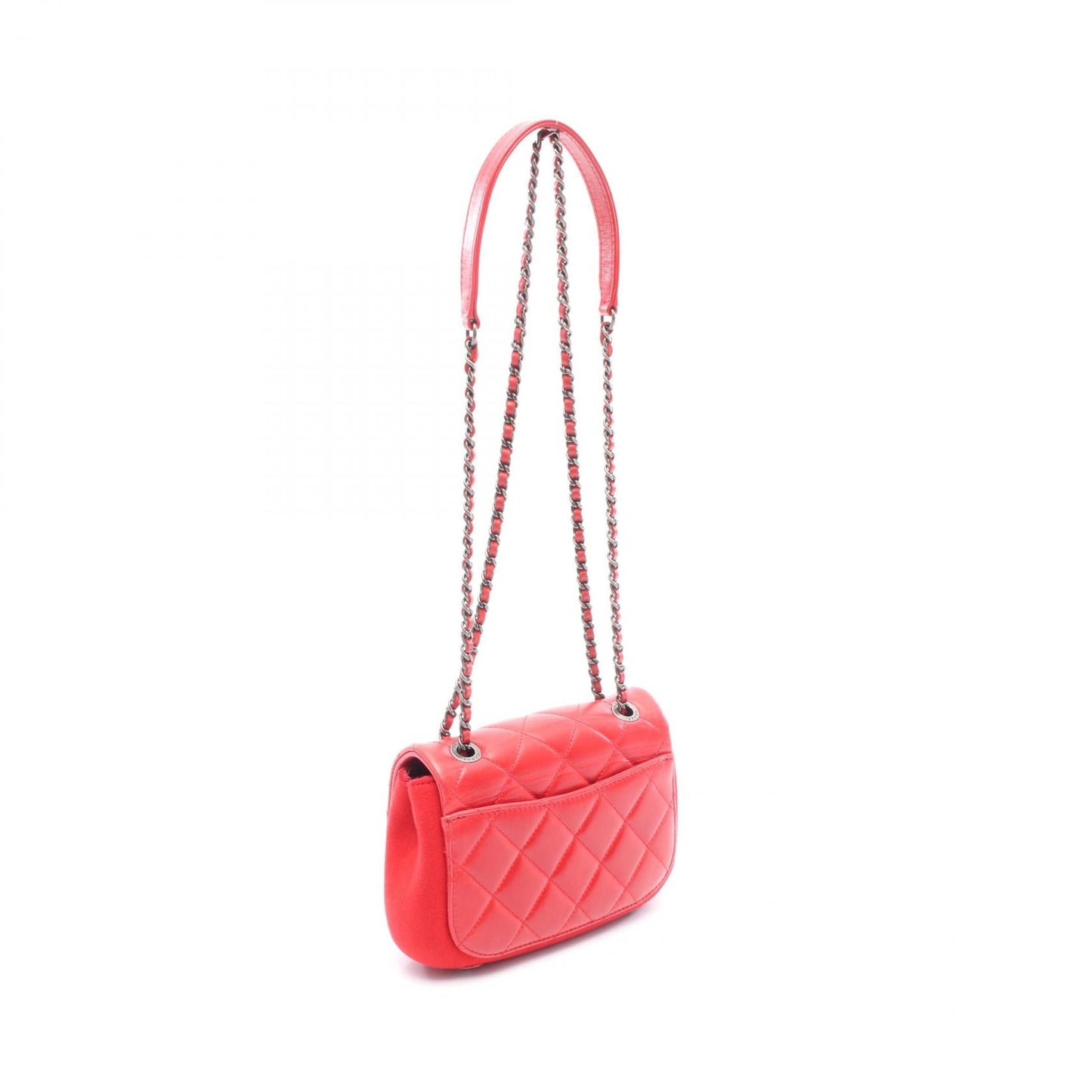 Chanel Matelasse Leather Felt Shoulder Bag