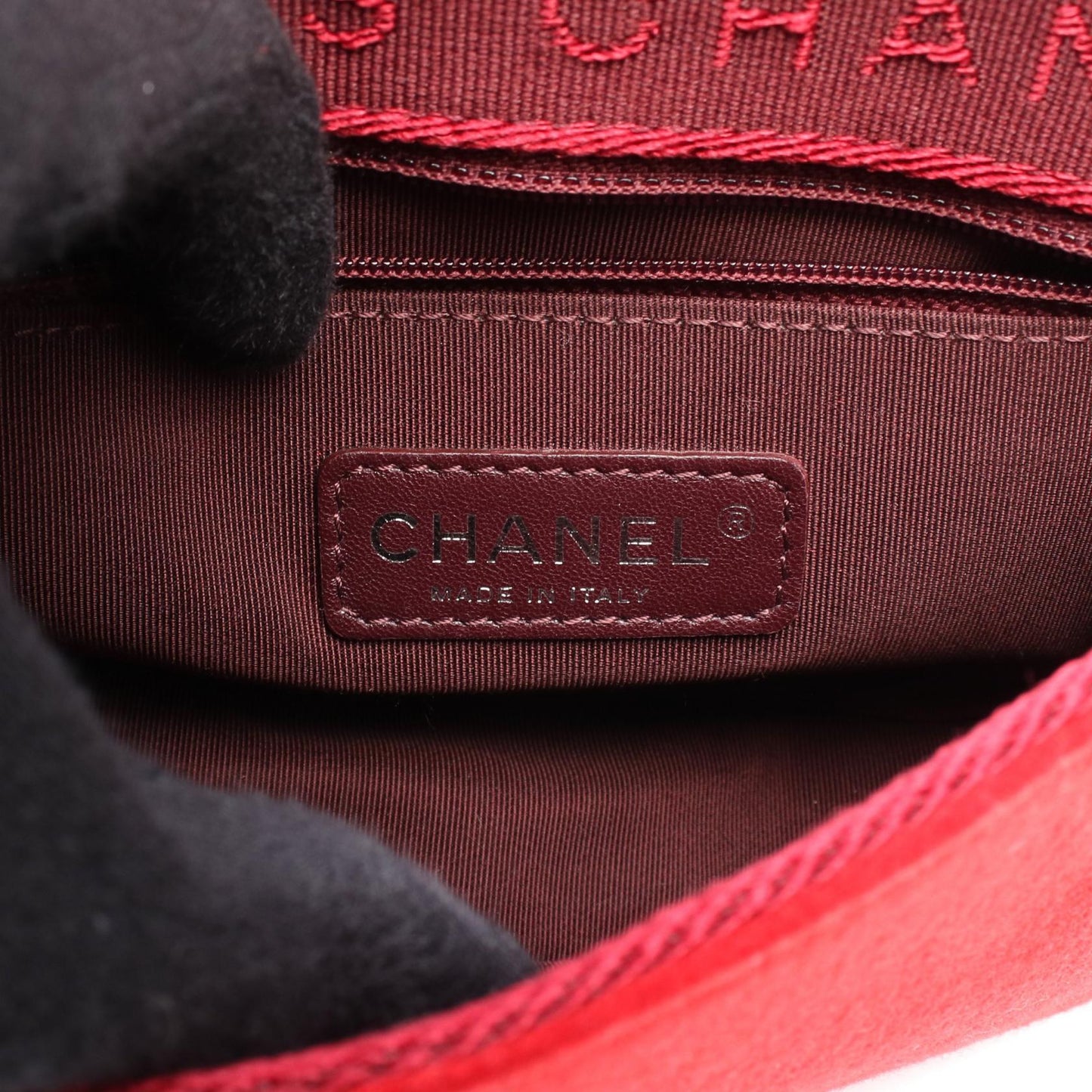 Chanel Matelasse Leather Felt Shoulder Bag