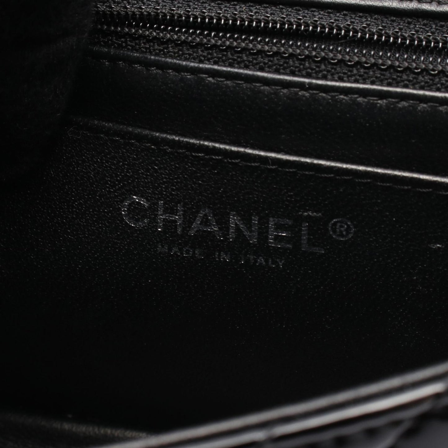 Chanel Chevron V Stitch Patent Leather Shoulder Bag