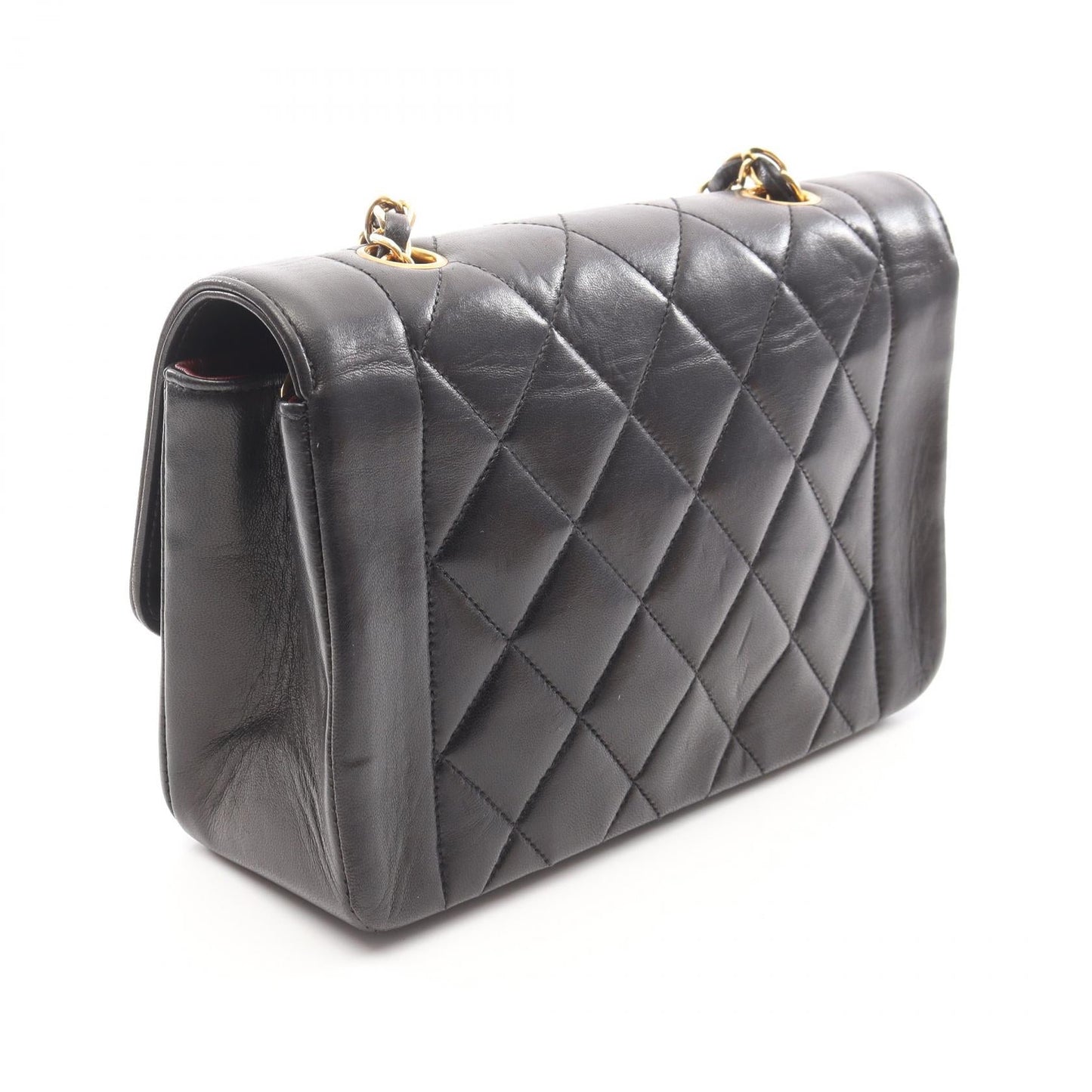 Chanel Matelasse Diana Flap Lambskin Shoulder Bag