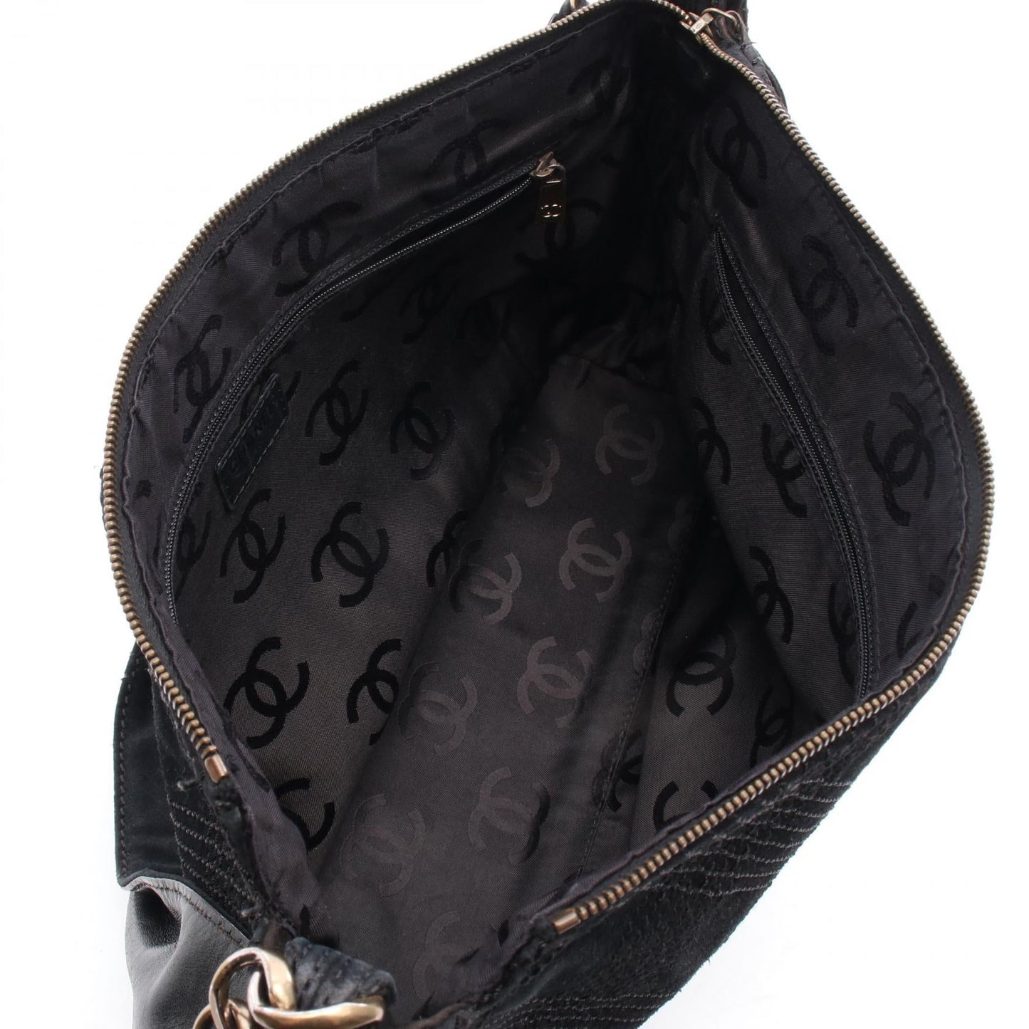 Chanel Shoulder Bag Suede Shoulder Bag