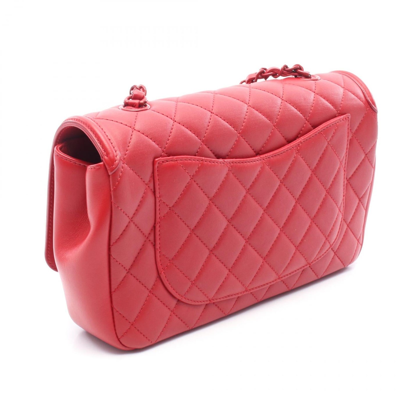 Chanel CC Filigree Leather Shoulder Bag