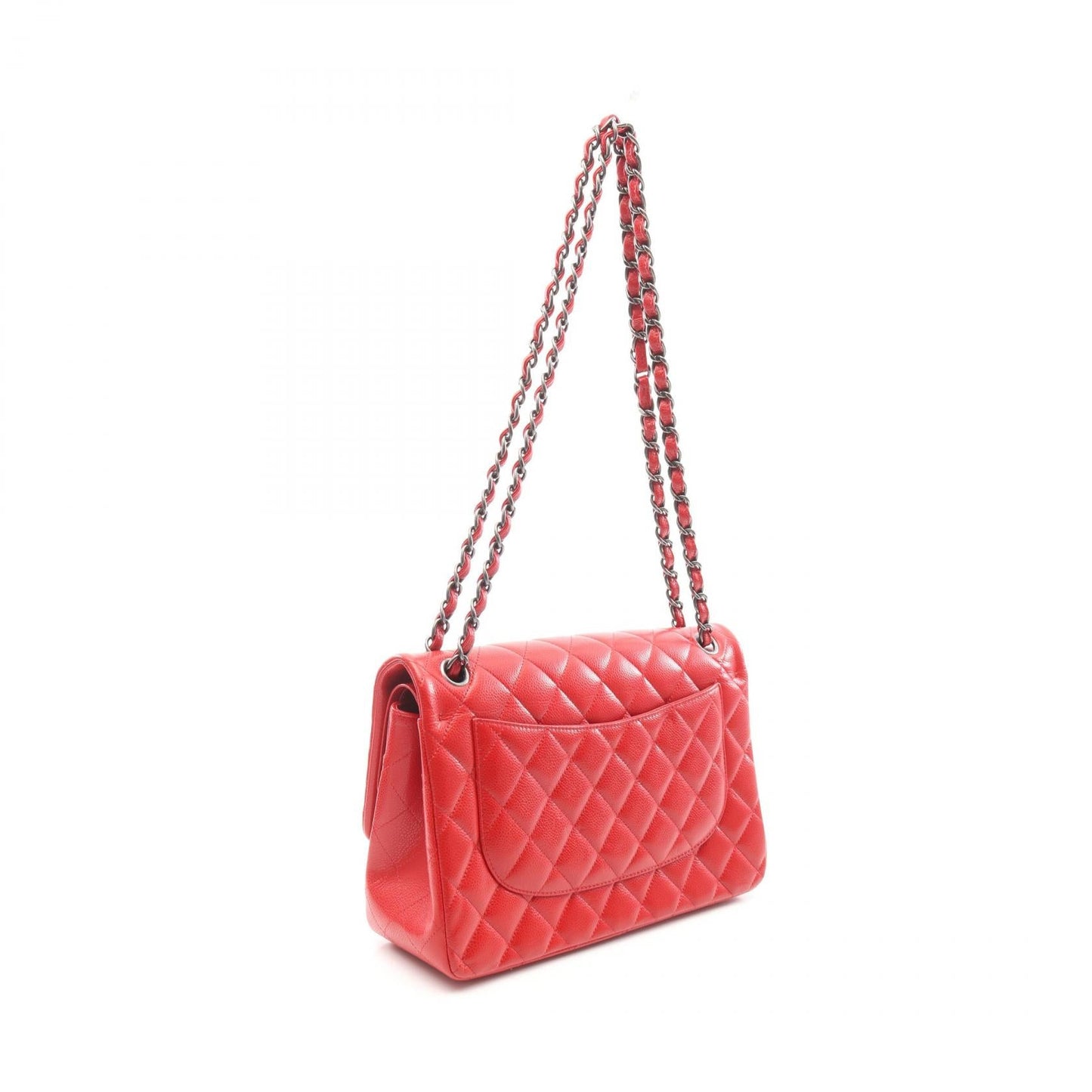Chanel Classic Large Double Flap Bag Calf Shoulder Bag