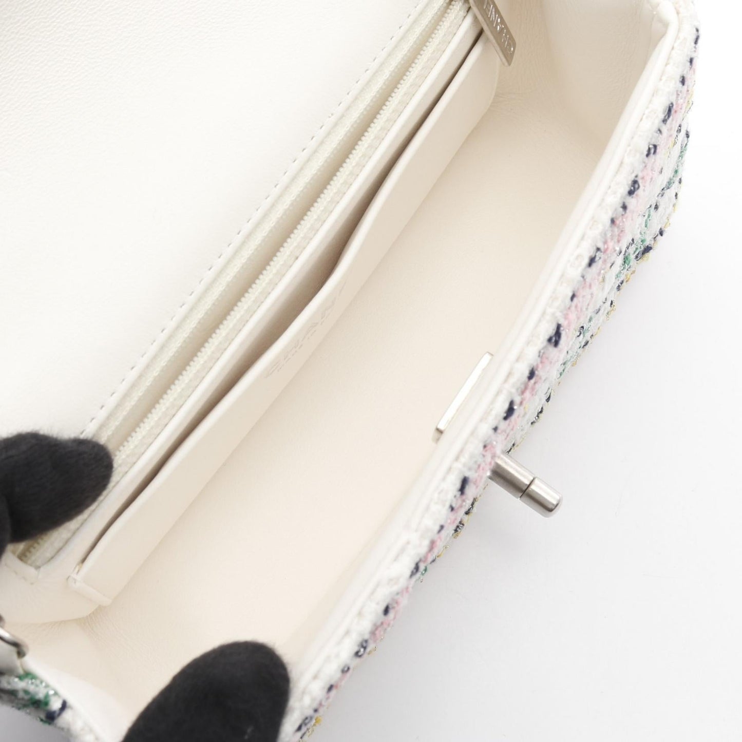 Chanel Matelasse Single Flap Fabric Shoulder Bag