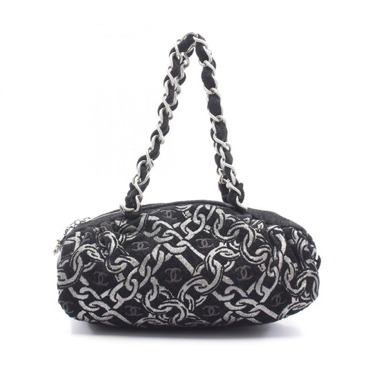 Chanel Coco Mark Fabric Handbag