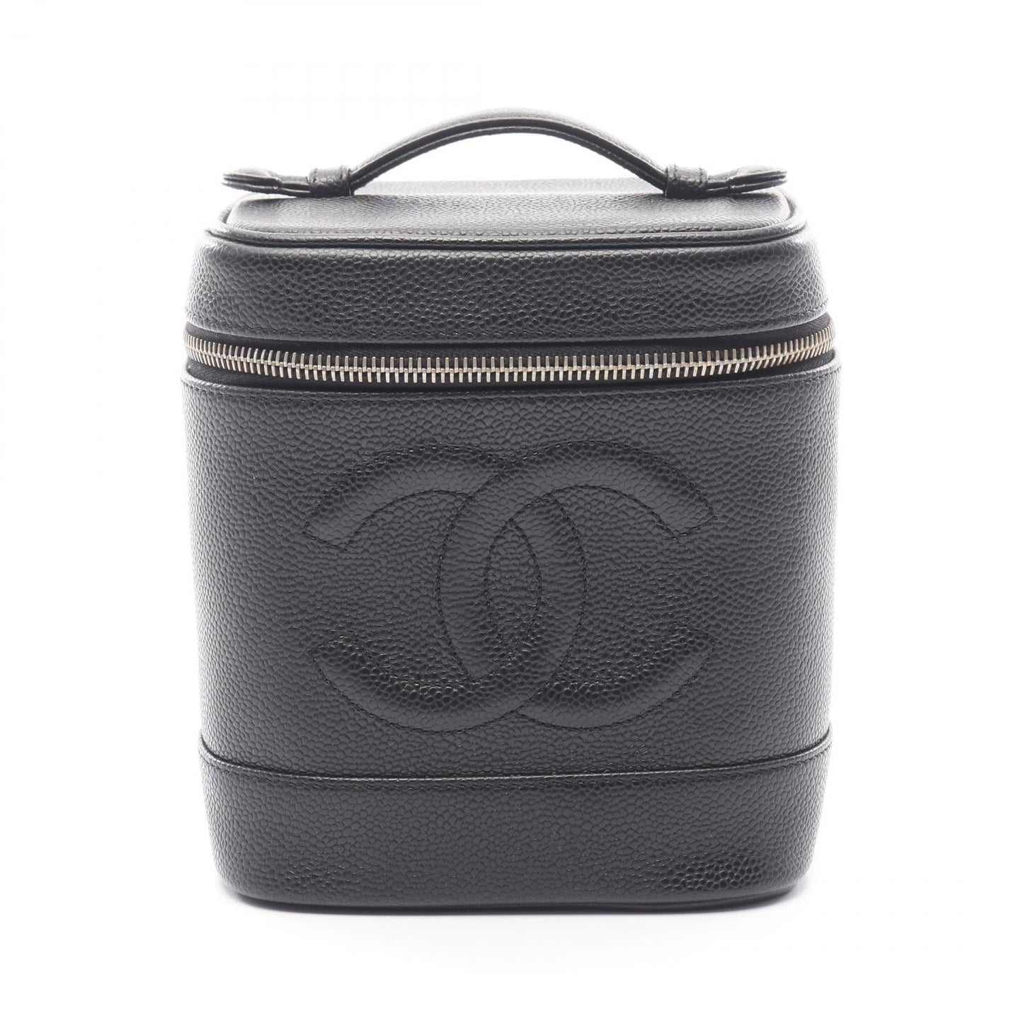 Chanel Coco Mark Grained Calfskin Handbag