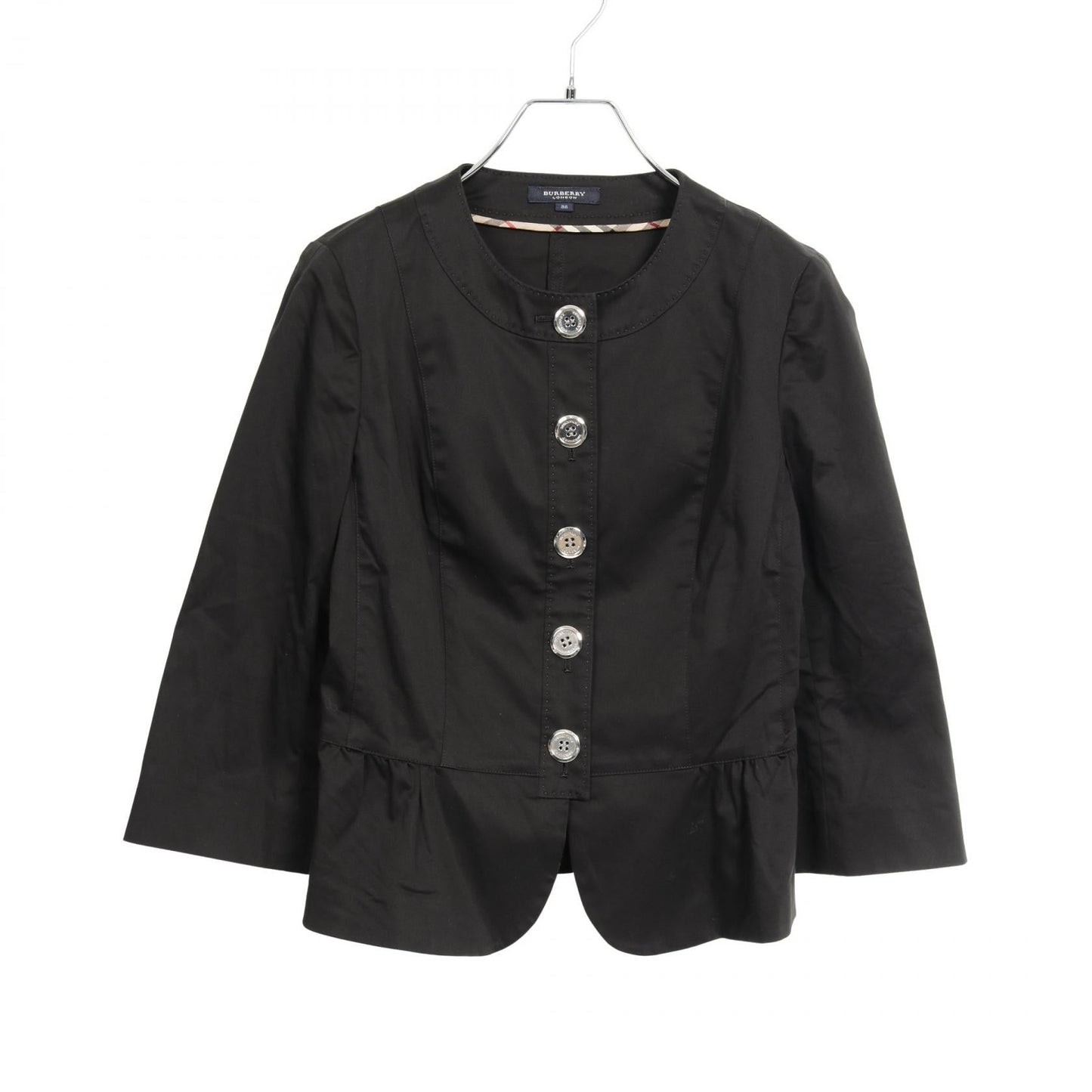 Burberry No Collar Jacket Cotton Jacket