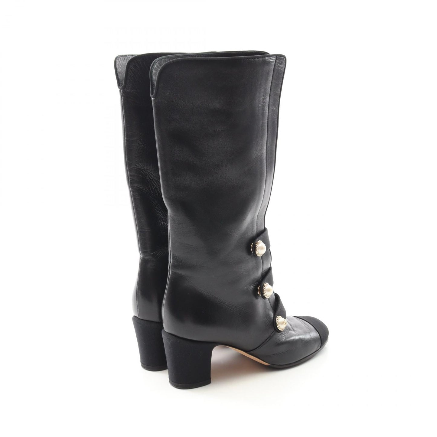 Chanel Coco Mark Leather Boots