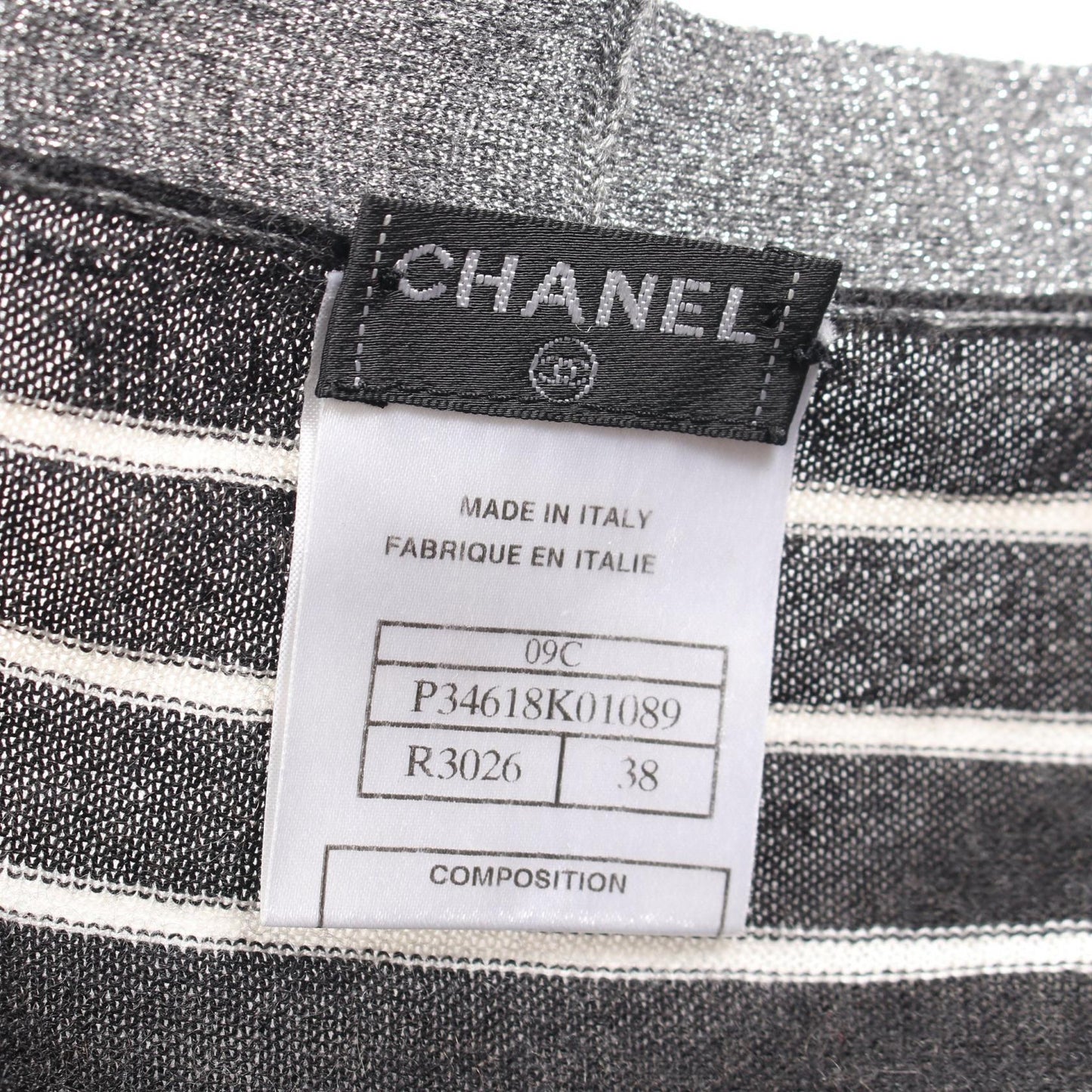 Chanel Coco Mark Cashmere Silk Cardigan