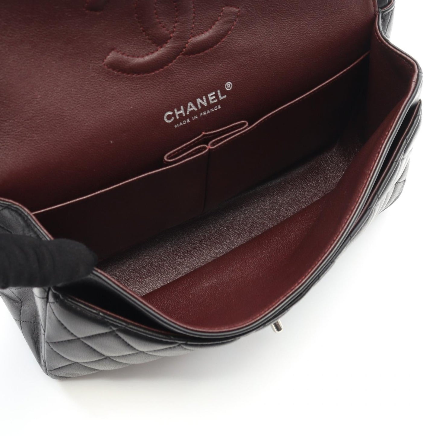 Chanel Matelasse W Flap Lambskin Shoulder Bag