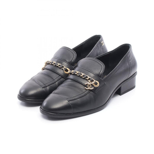 Chanel Coco Mark Leather Loafers
