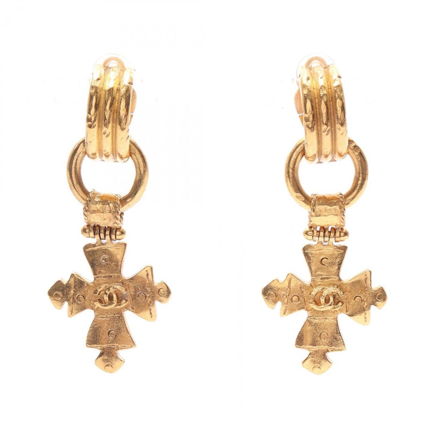 Chanel Coco Mark Cross Earrings