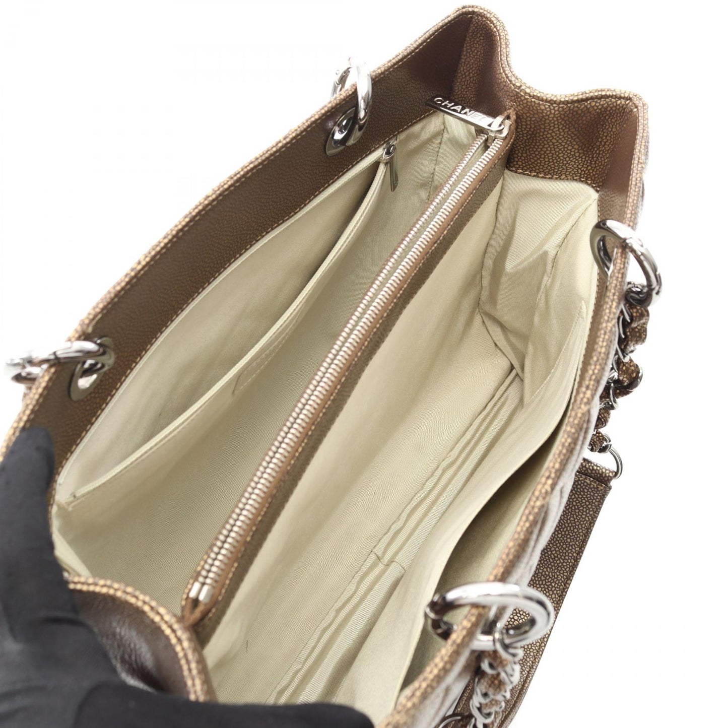 Chanel Matelasse Grand Shopping Tote Calf Tote Bag