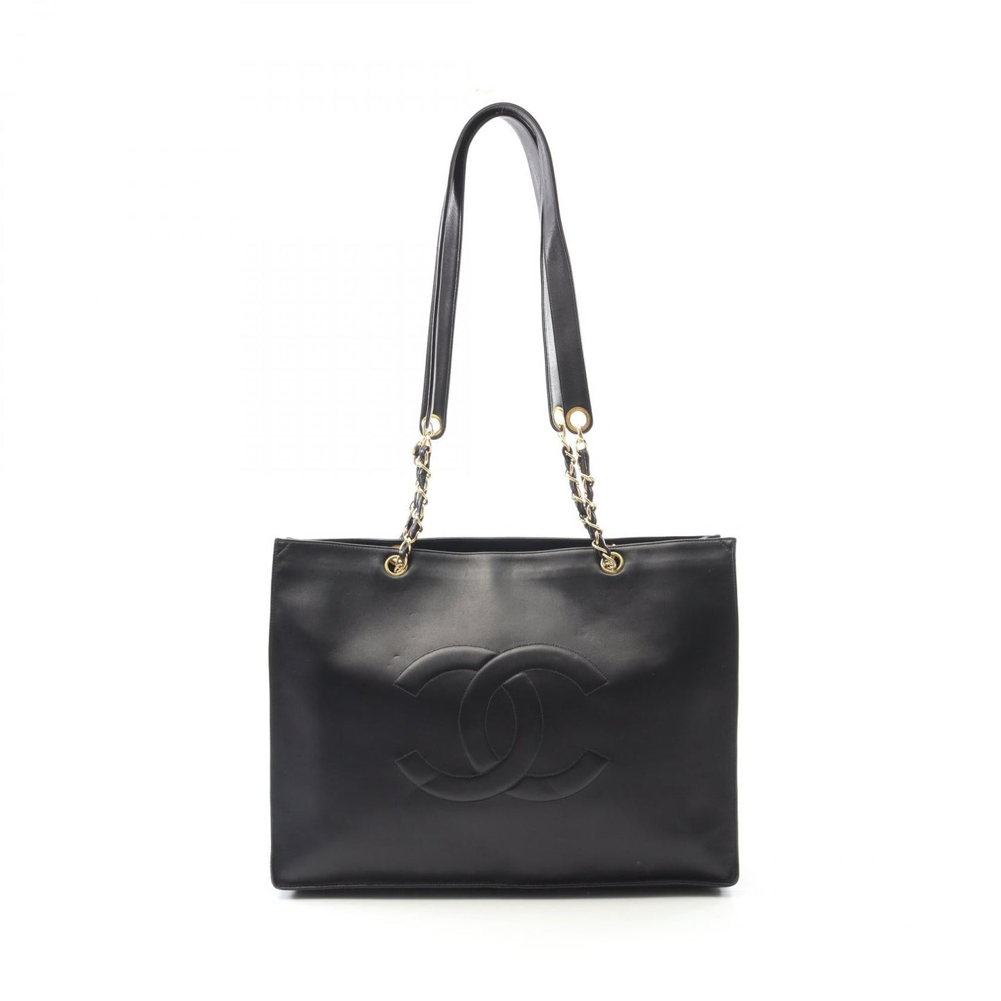 Chanel Deauville Lambskin Tote Bag