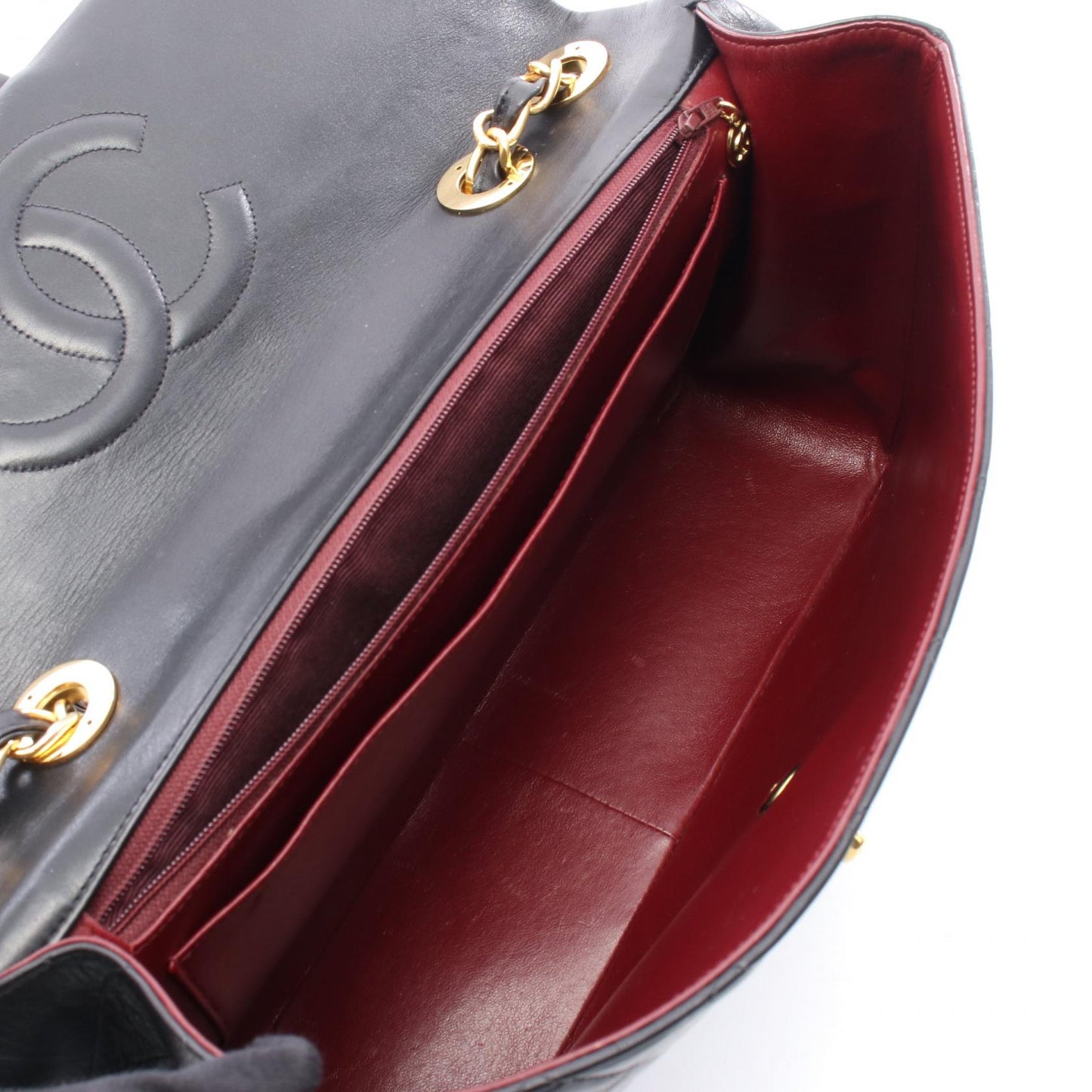 Chanel Deauville Matelasse Lambskin Shoulder Bag