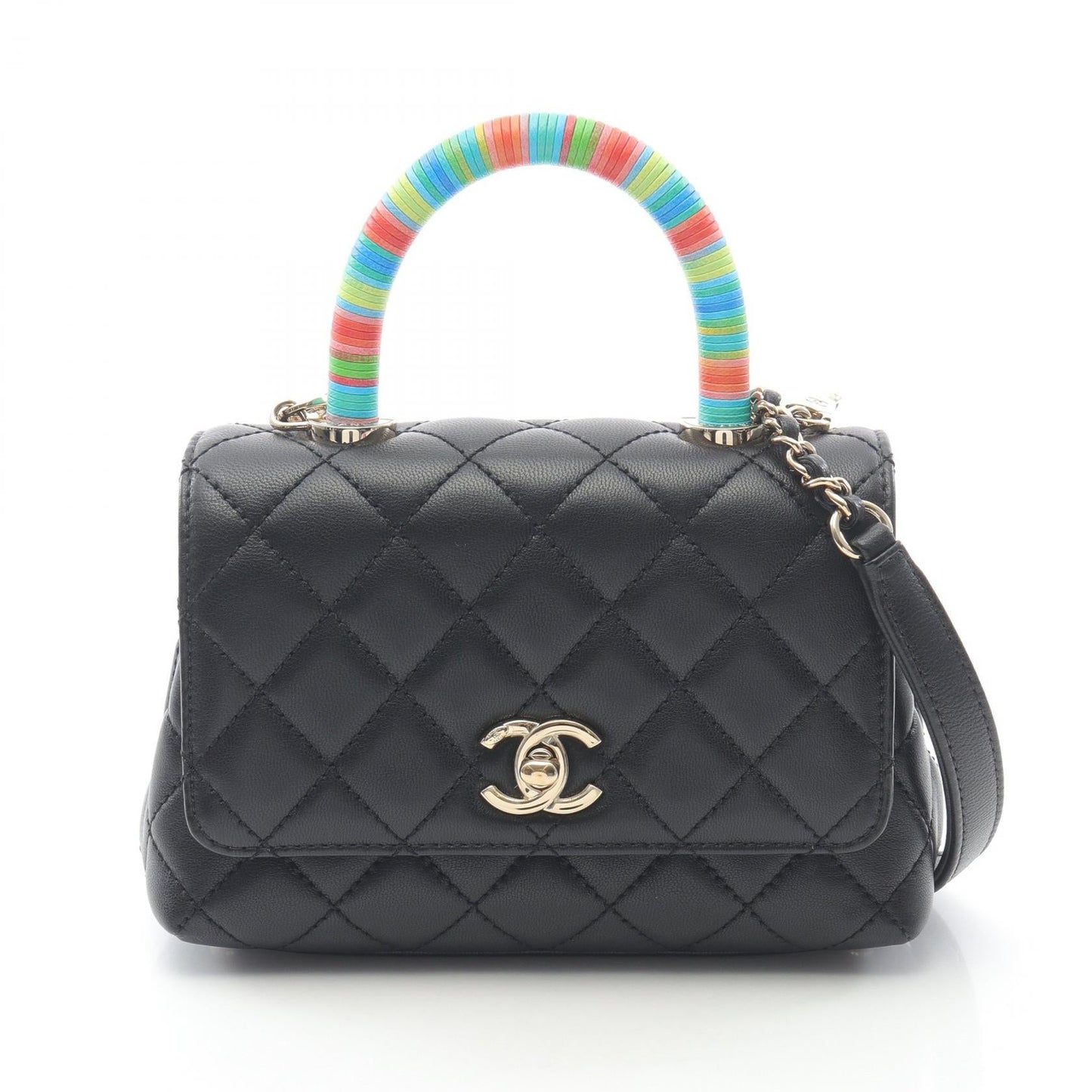 Chanel Coco Handle Lambskin 2way Bag