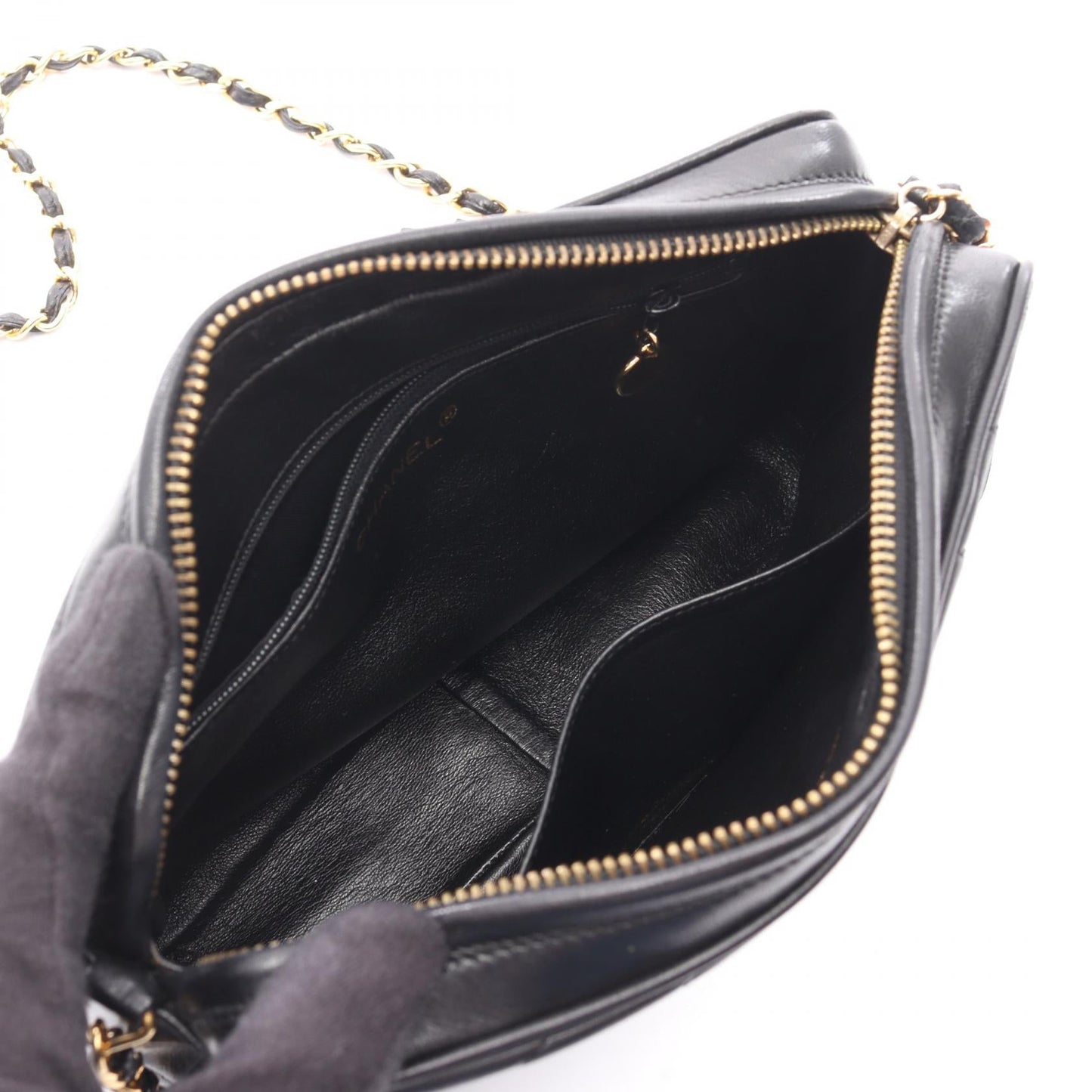 Chanel Coco Mark Lambskin Shoulder Bag