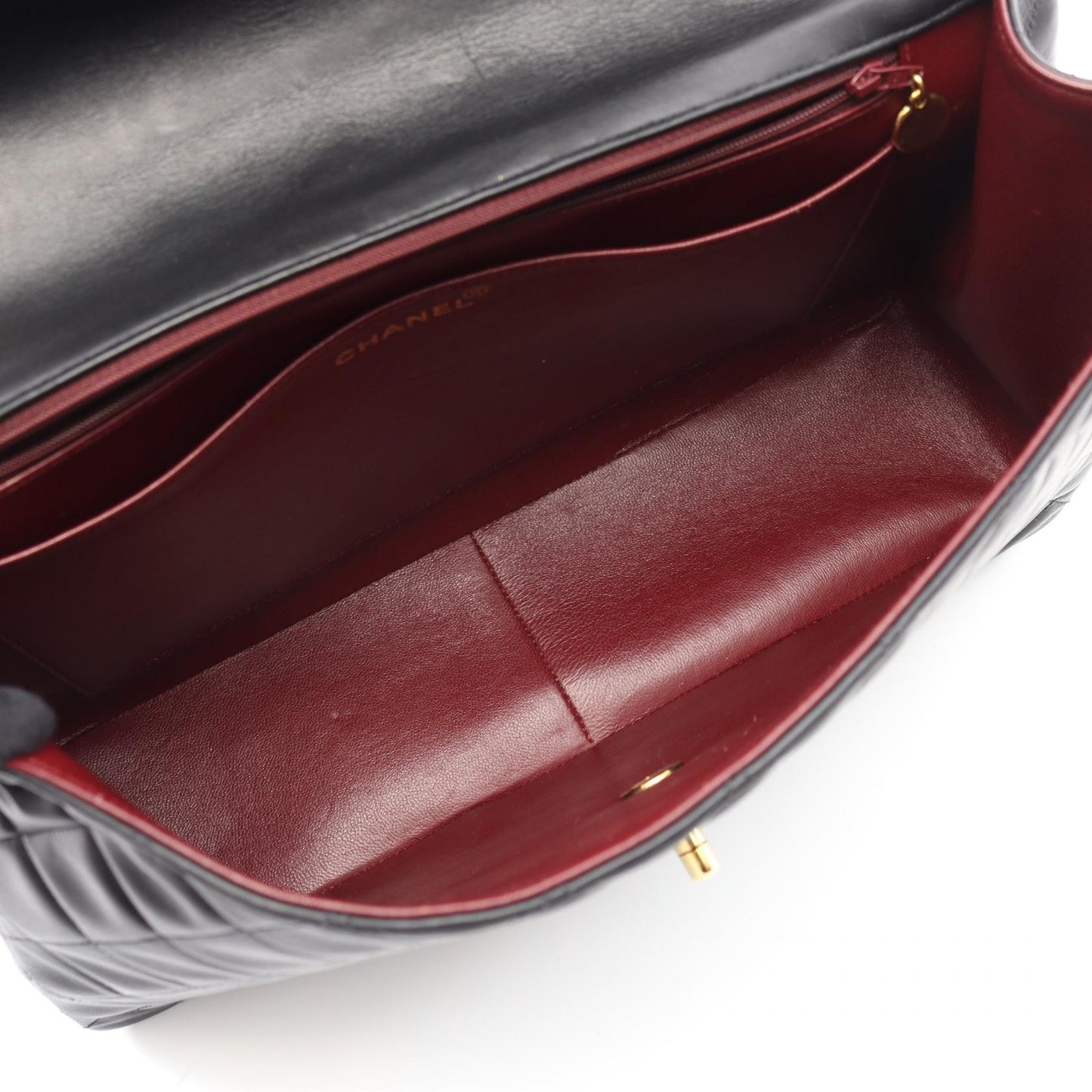 Chanel Deauville Matelasse Lambskin Shoulder Bag
