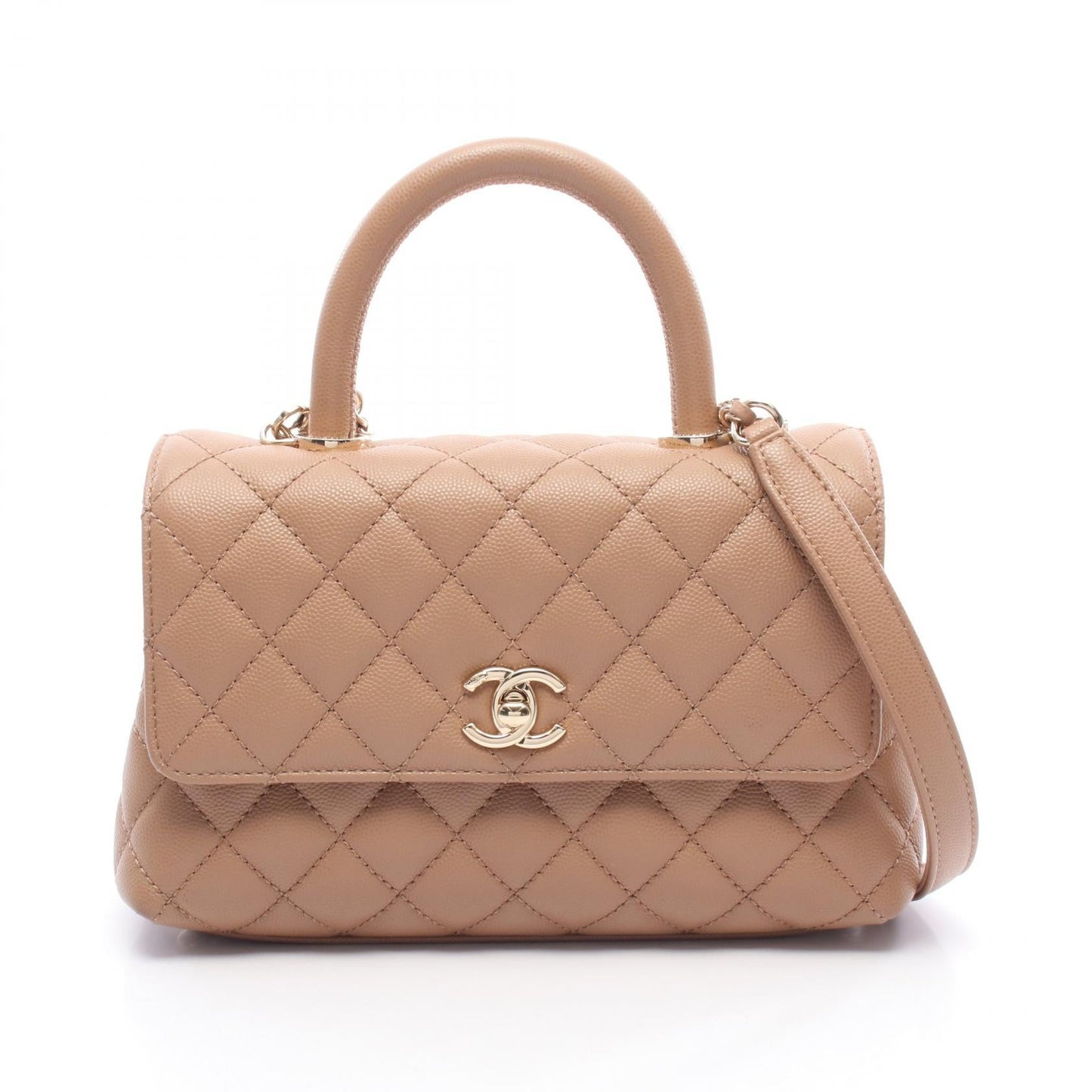 Chanel Coco Handle Flap Calf Handbag