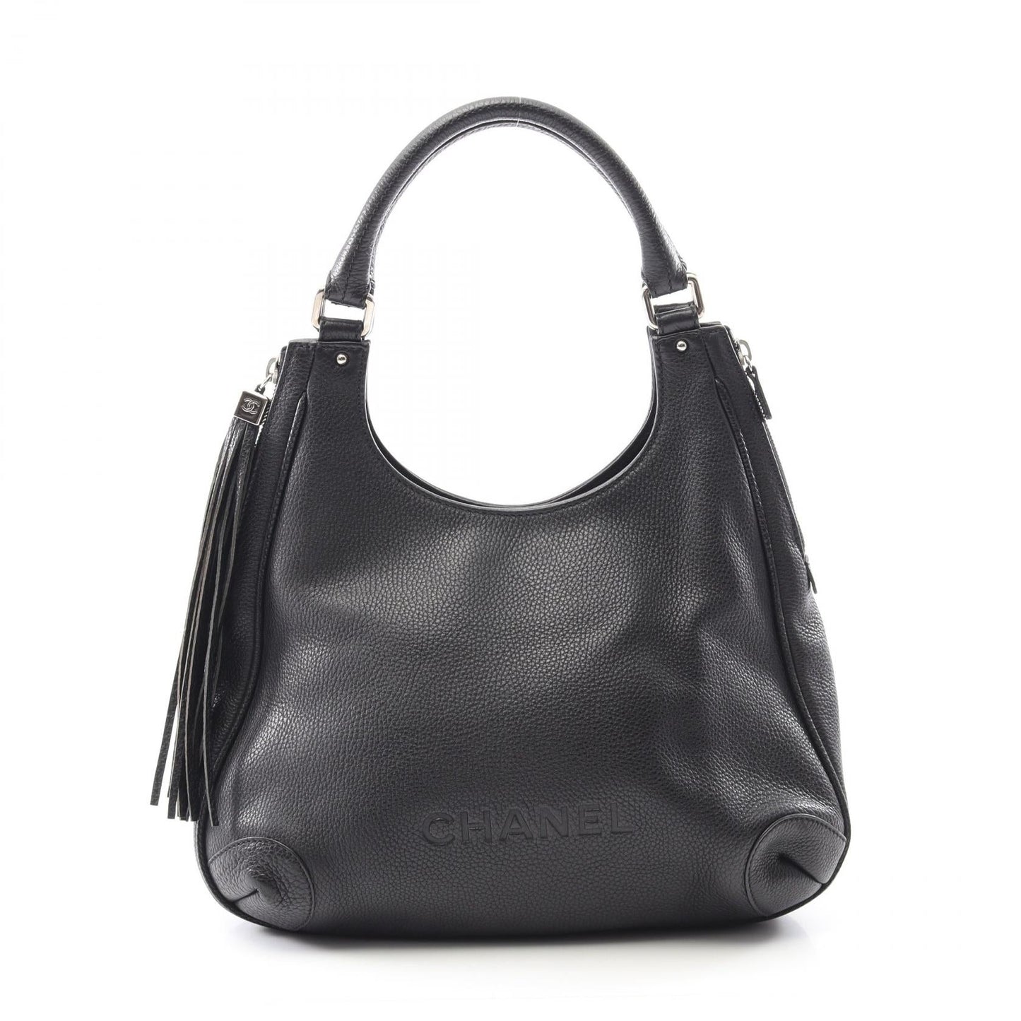 Chanel Logo Calf Tote Bag