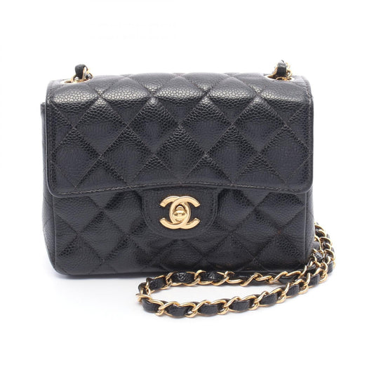 Chanel Mini Matelassé Caviar Skin Shoulder Bag