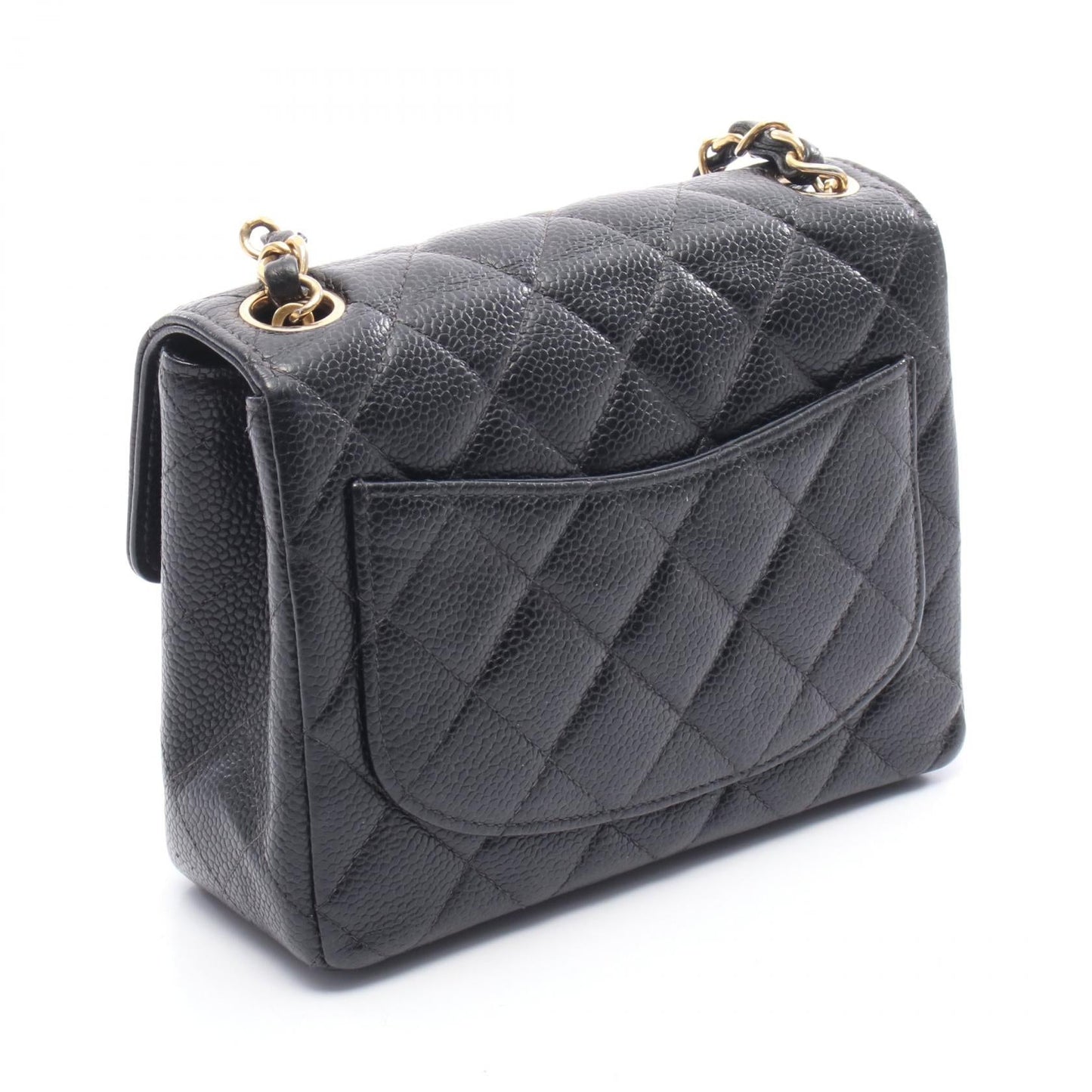 Chanel Mini Matelassé Caviar Skin Shoulder Bag