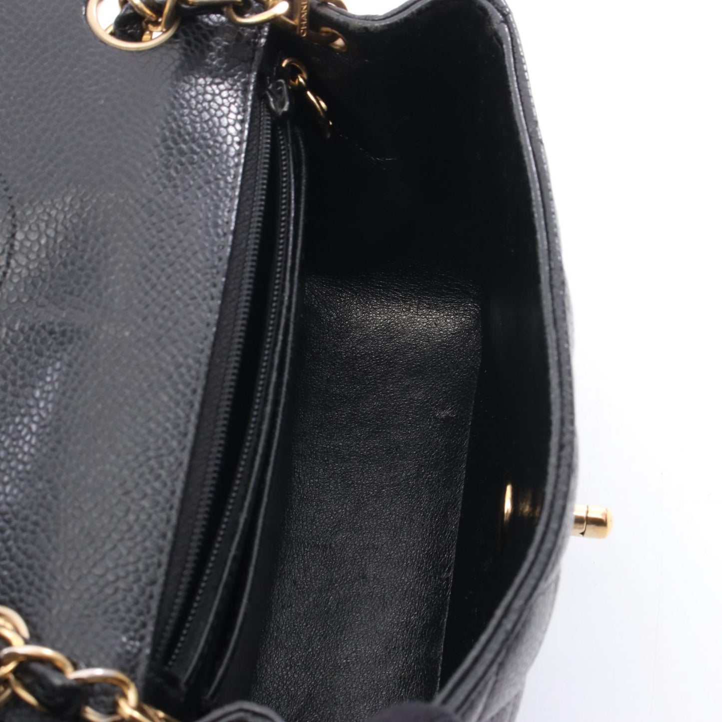 Chanel Mini Matelassé Caviar Skin Shoulder Bag
