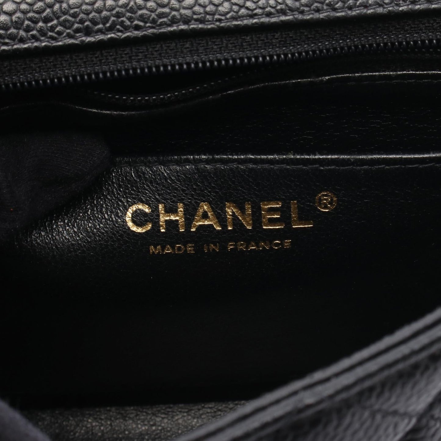Chanel Mini Matelassé Caviar Skin Shoulder Bag
