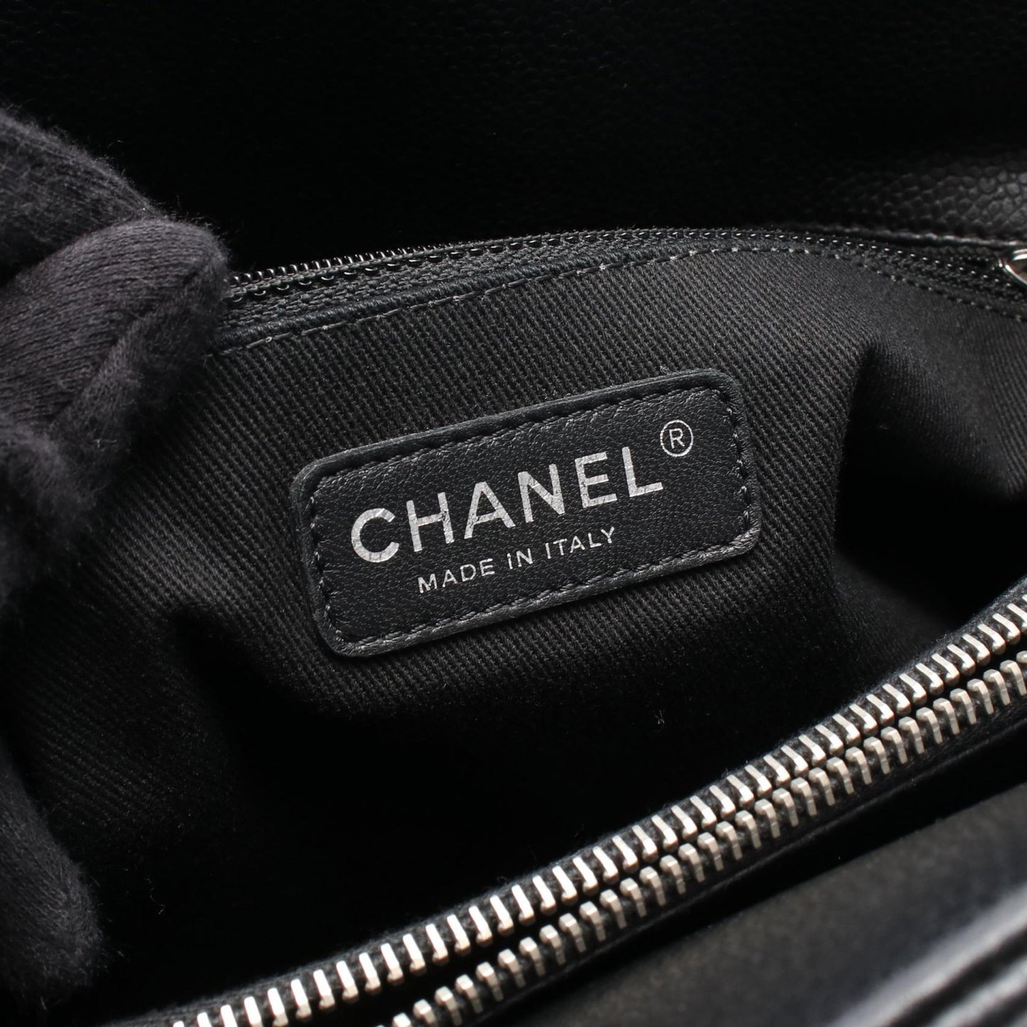 Chanel Grained Calfskin Shoulder Bag