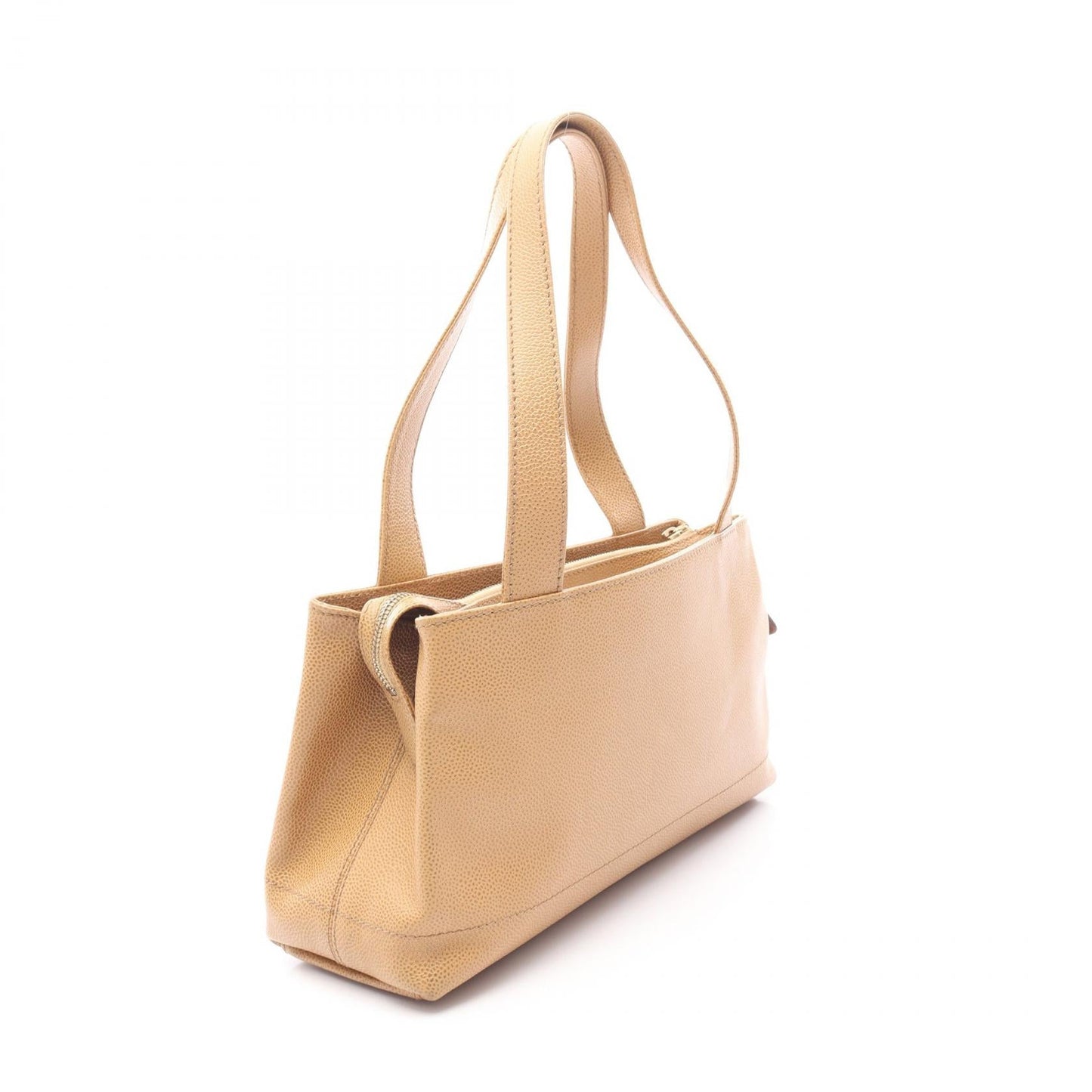 Chanel Coco Mark Grained Calfskin Handbag